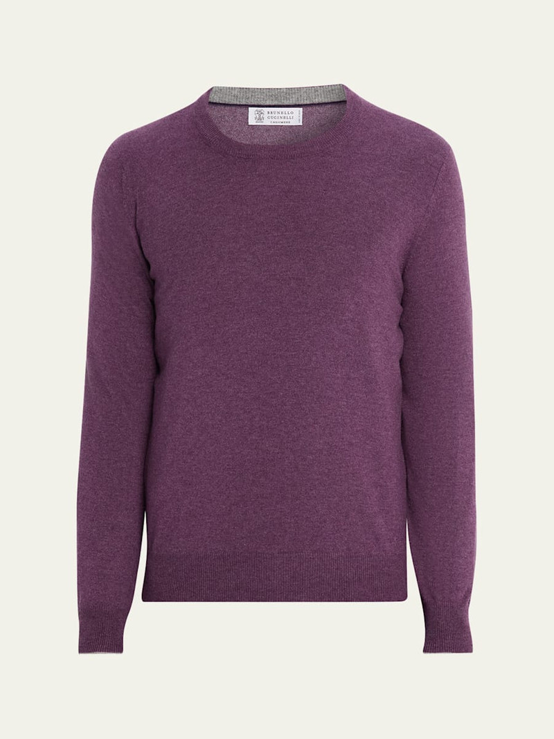 Men's Cashmere Crewneck Sweater 1