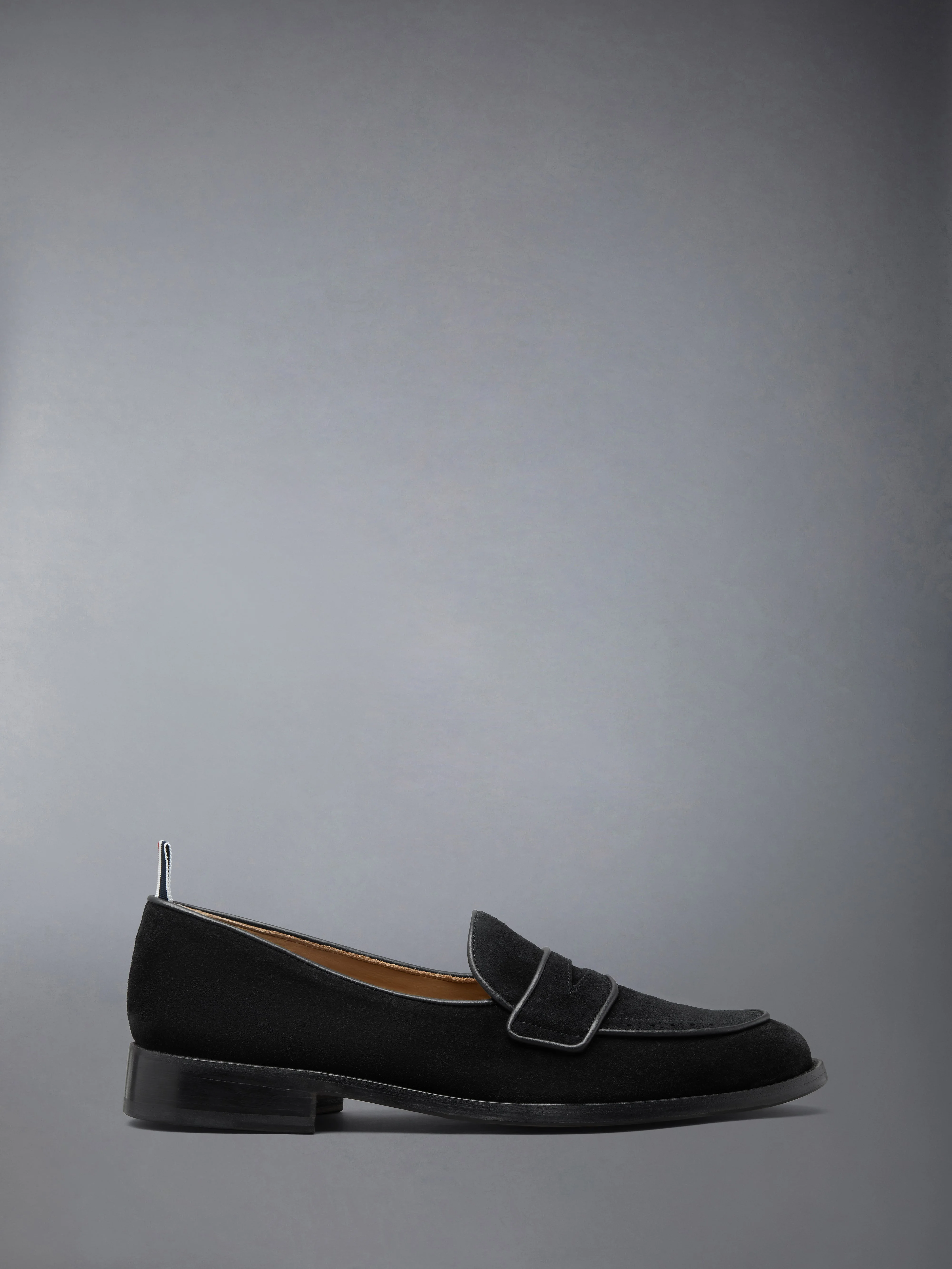 SUEDE VARSITY PENNY LOAFER - 1