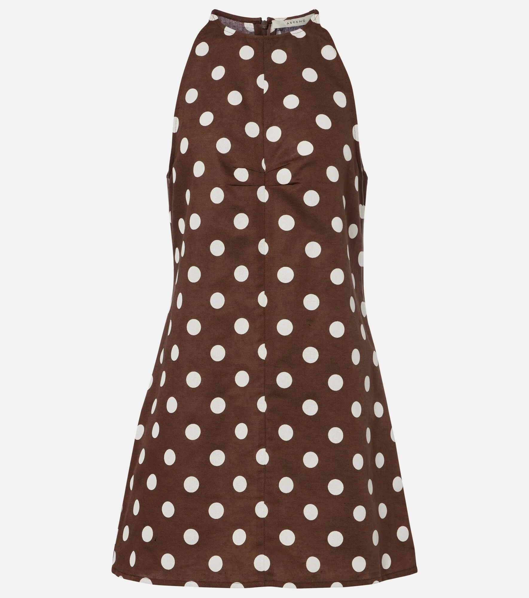 Antigua linen and cotton minidress - 1