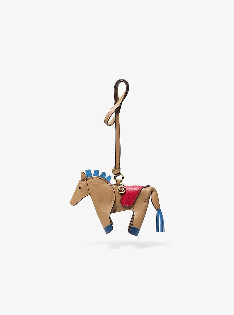 Leather Horse Bag Charm - 1