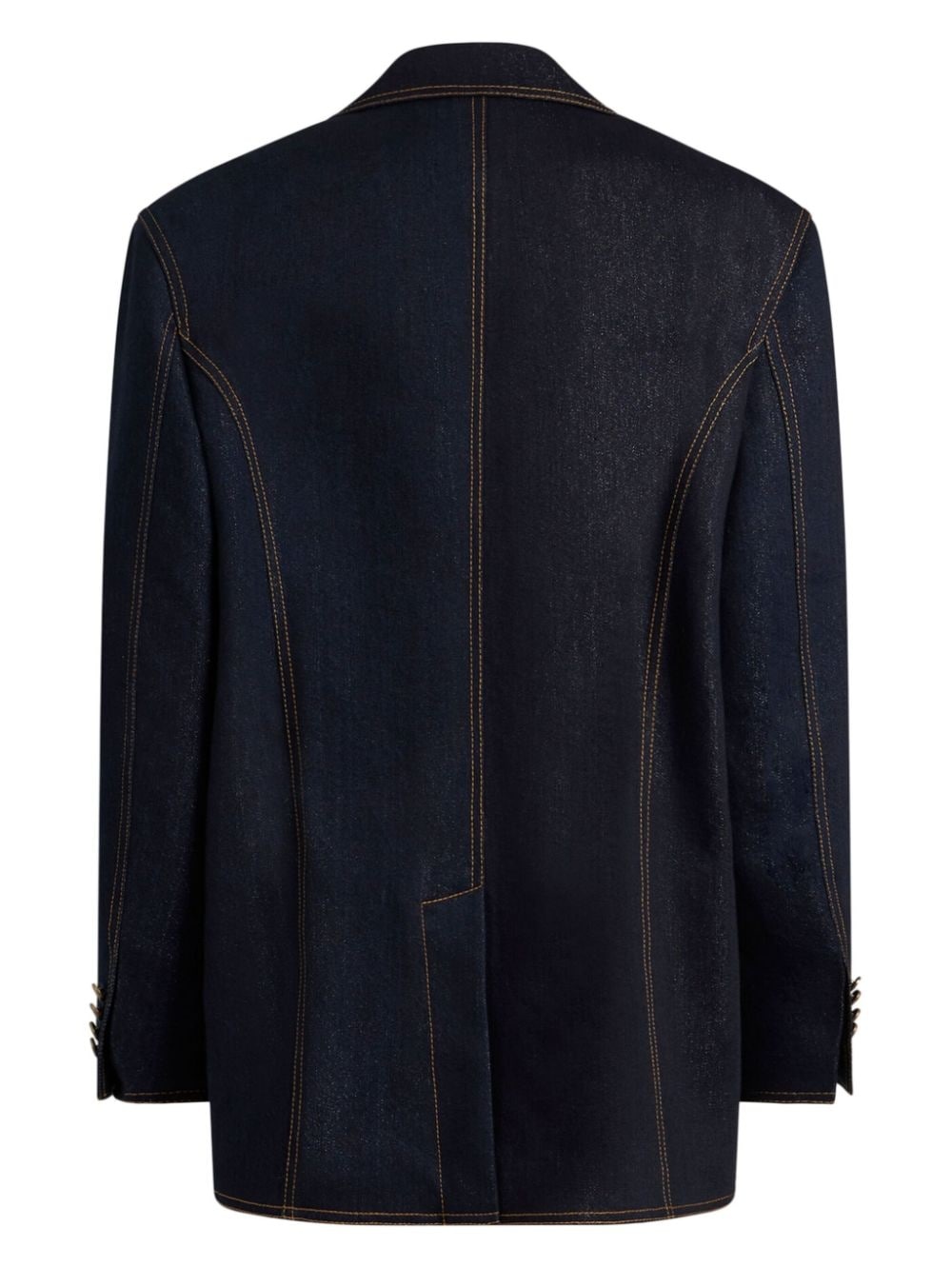 denim blazer - 2