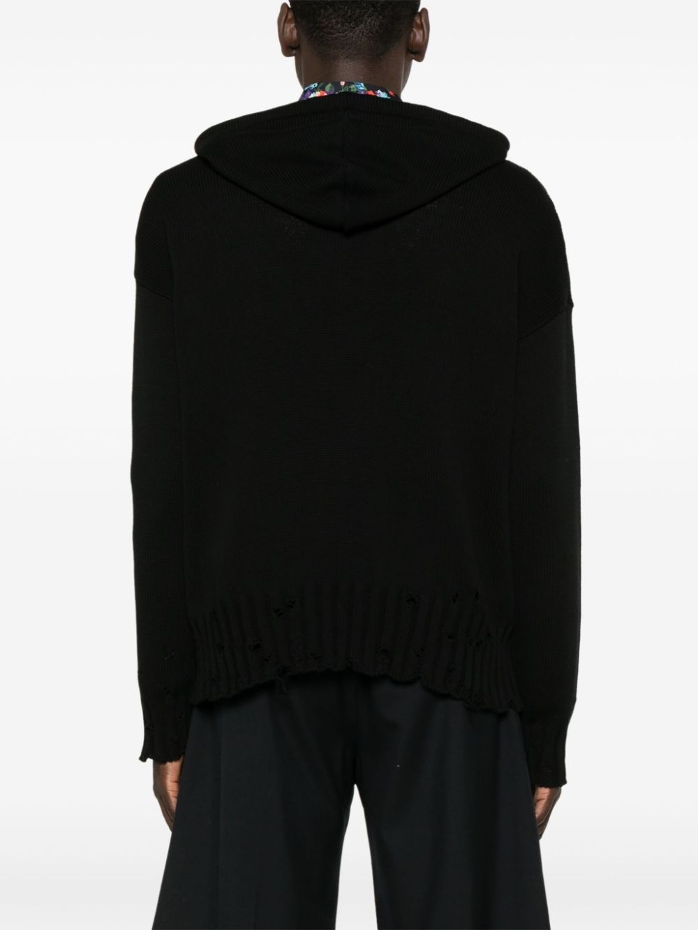 knitted hoodie - 4