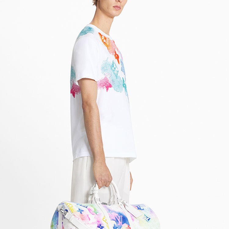 LOUIS VUITTON SS21 Water Printing T-Shirts 'Multi color' 1A8QWA - 3