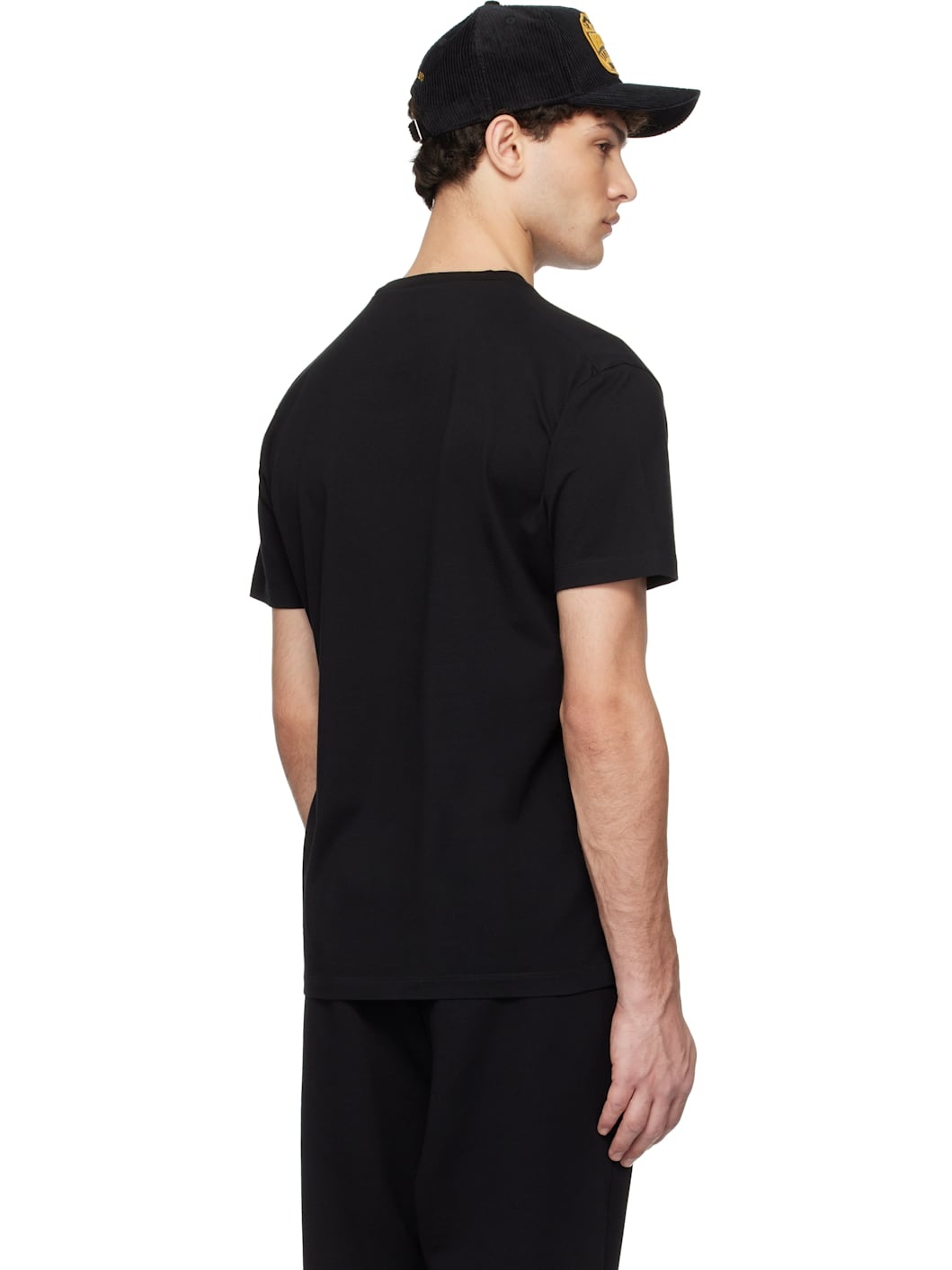 Black Cool Fit Velvet Logo T-shirt - 3