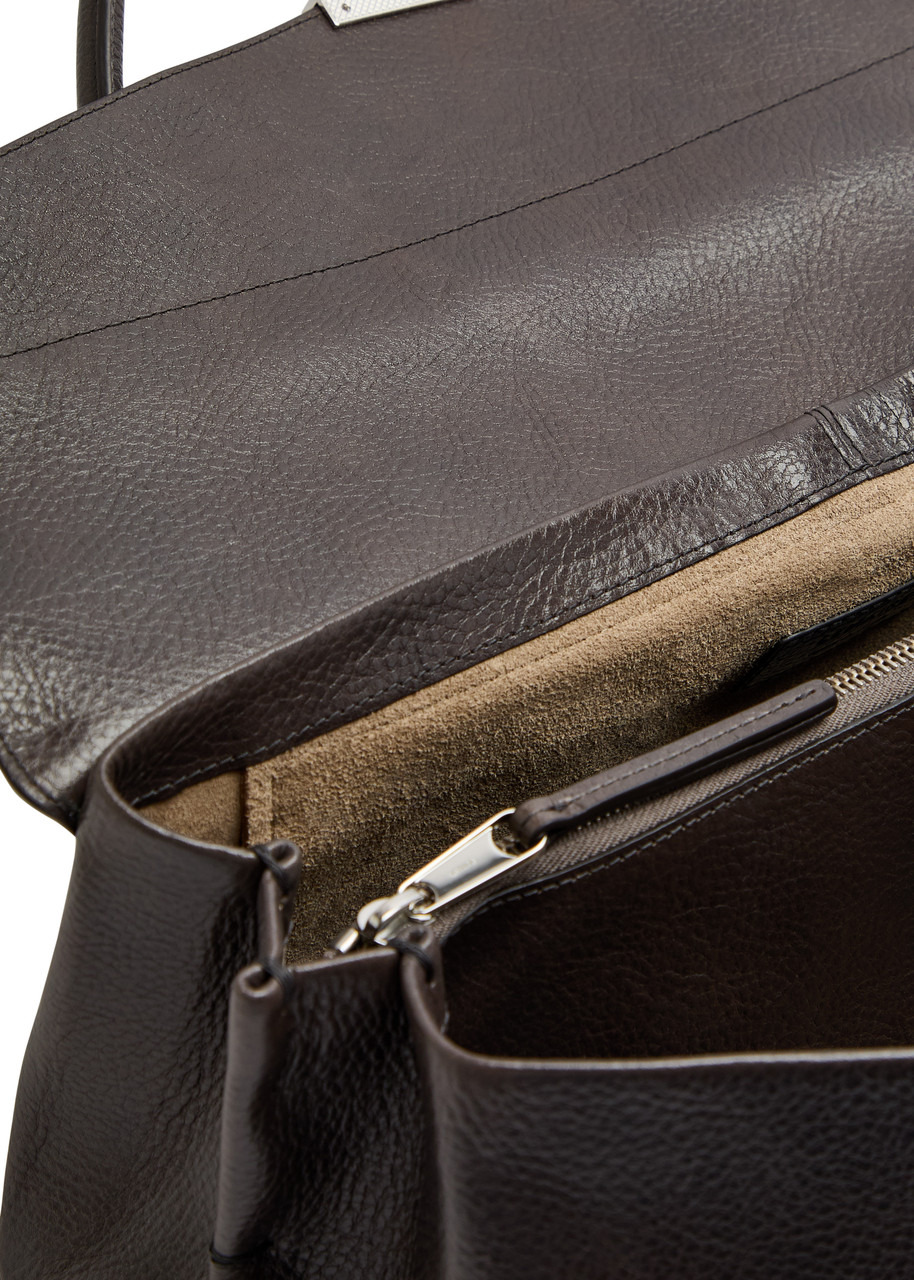 Lemaire Shoulder Gear Grained Leather Shoulder bag - 4