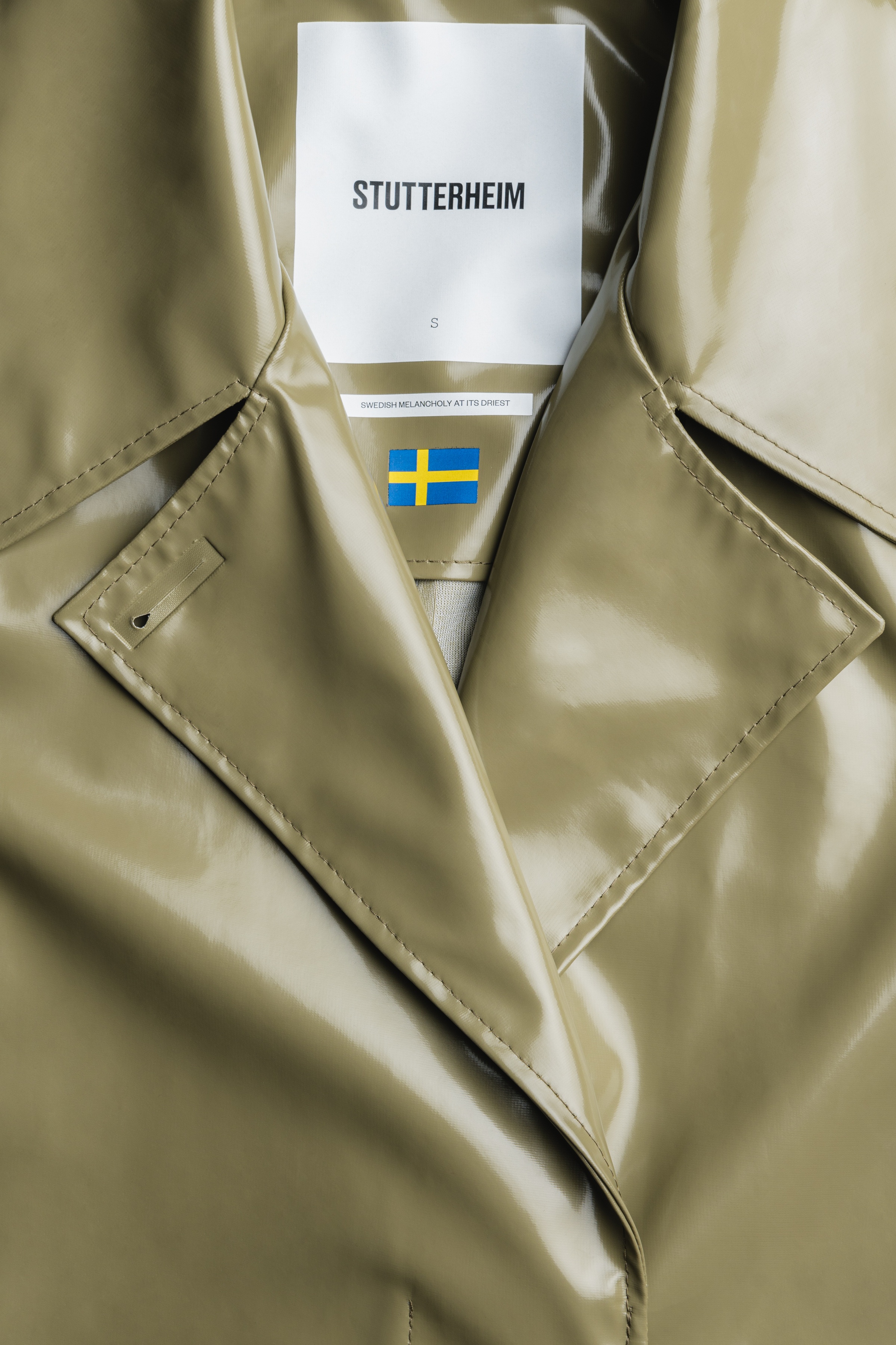 Mayfair Opal Trench Coat Aloe - 8