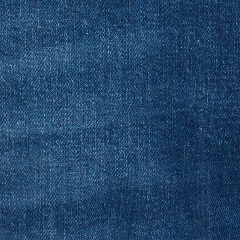 Blue Denim Jeans With Monogram RC 5