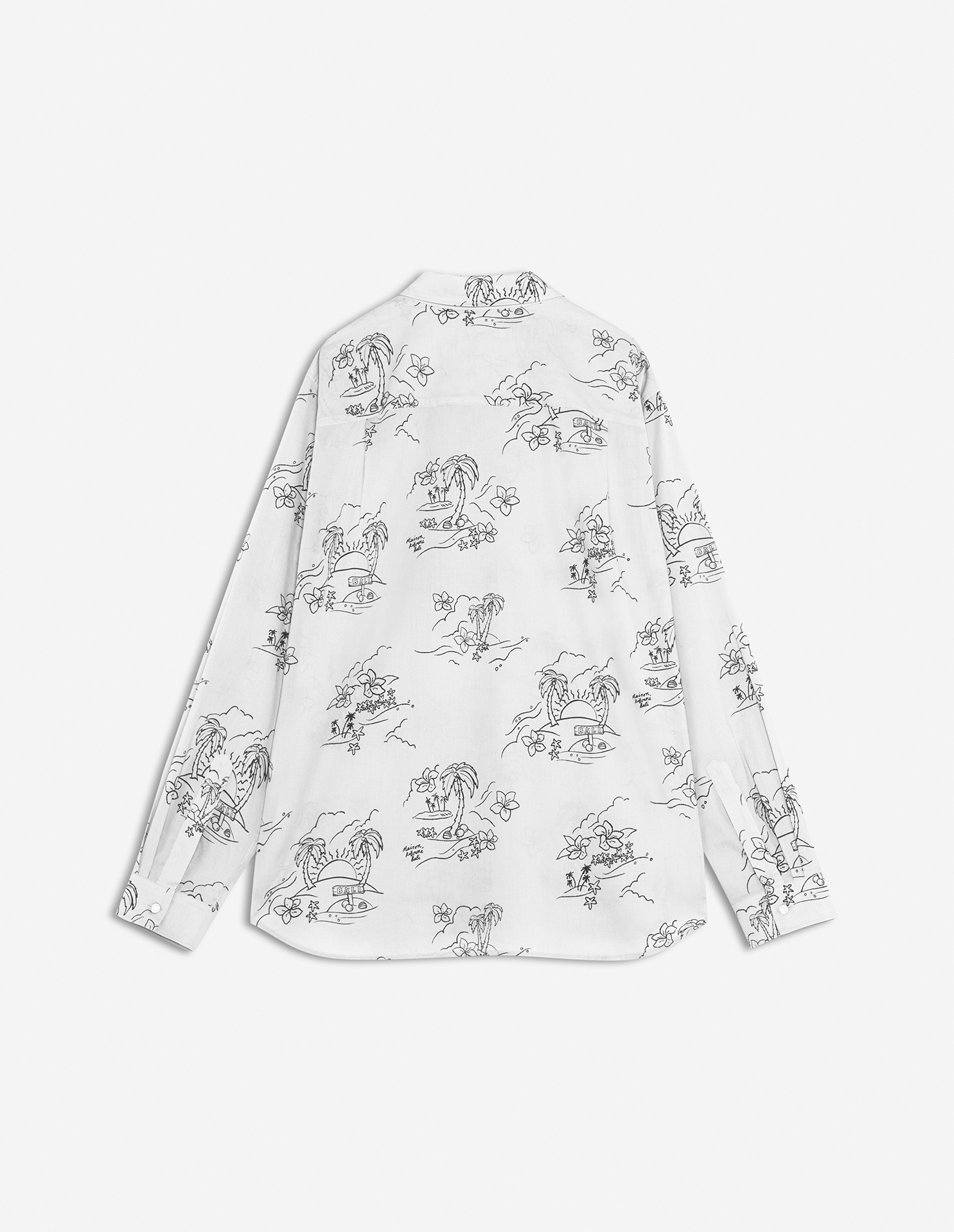 “TROPICAL PALM” RELAXED SHIRT - 6