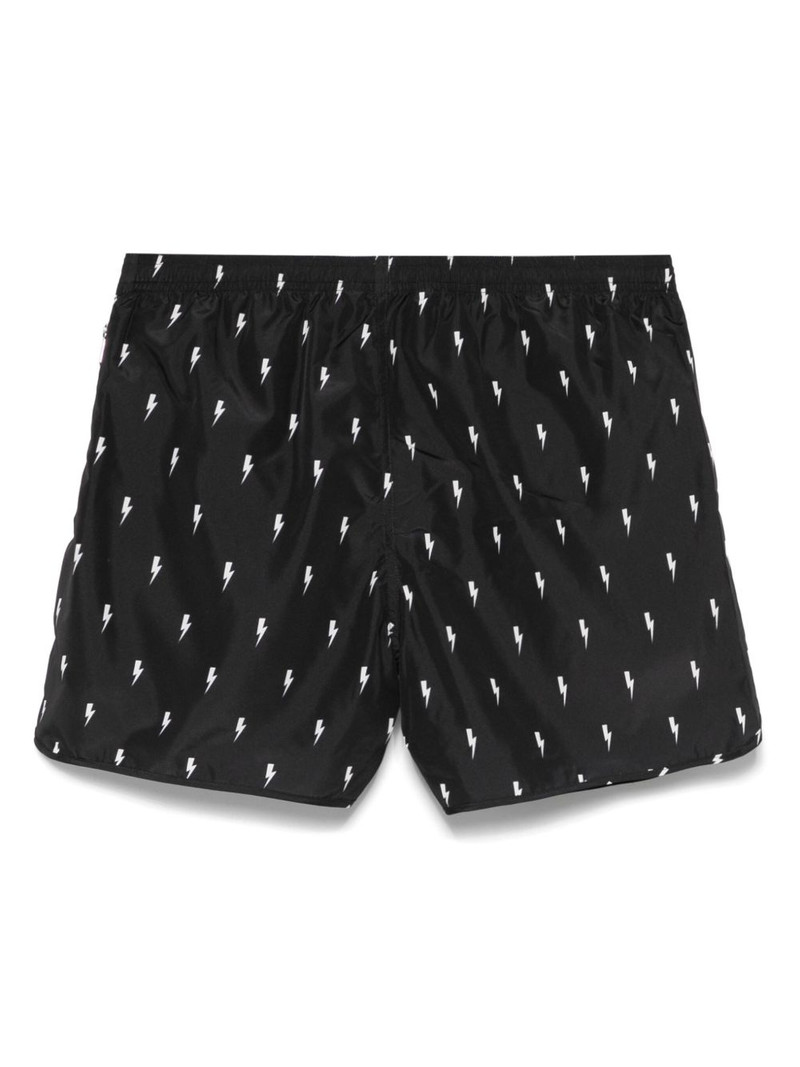 Neil Barrett Micro Bolts swim shorts outlook