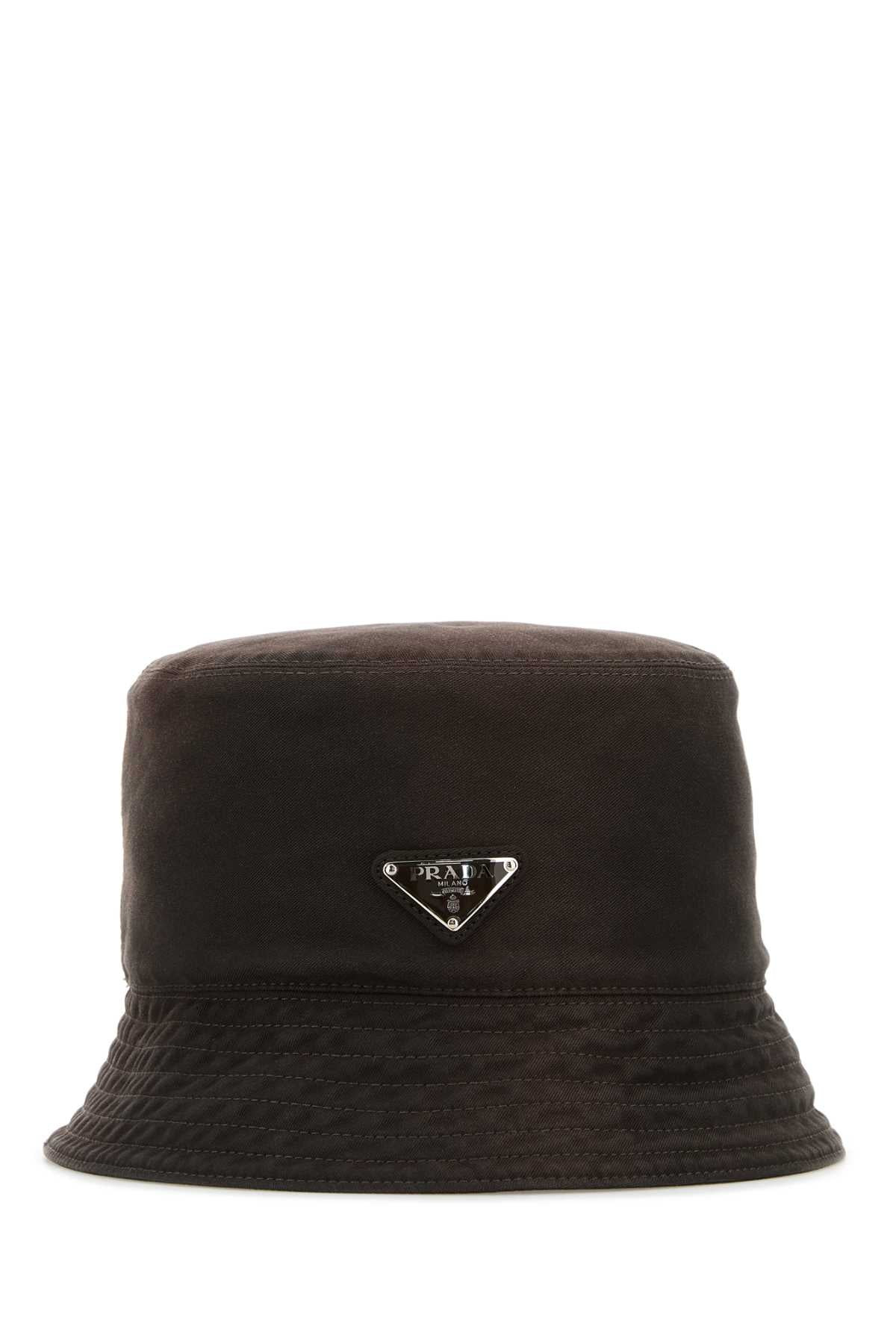Prada Men Brown Cotton Bucket Hat - 2