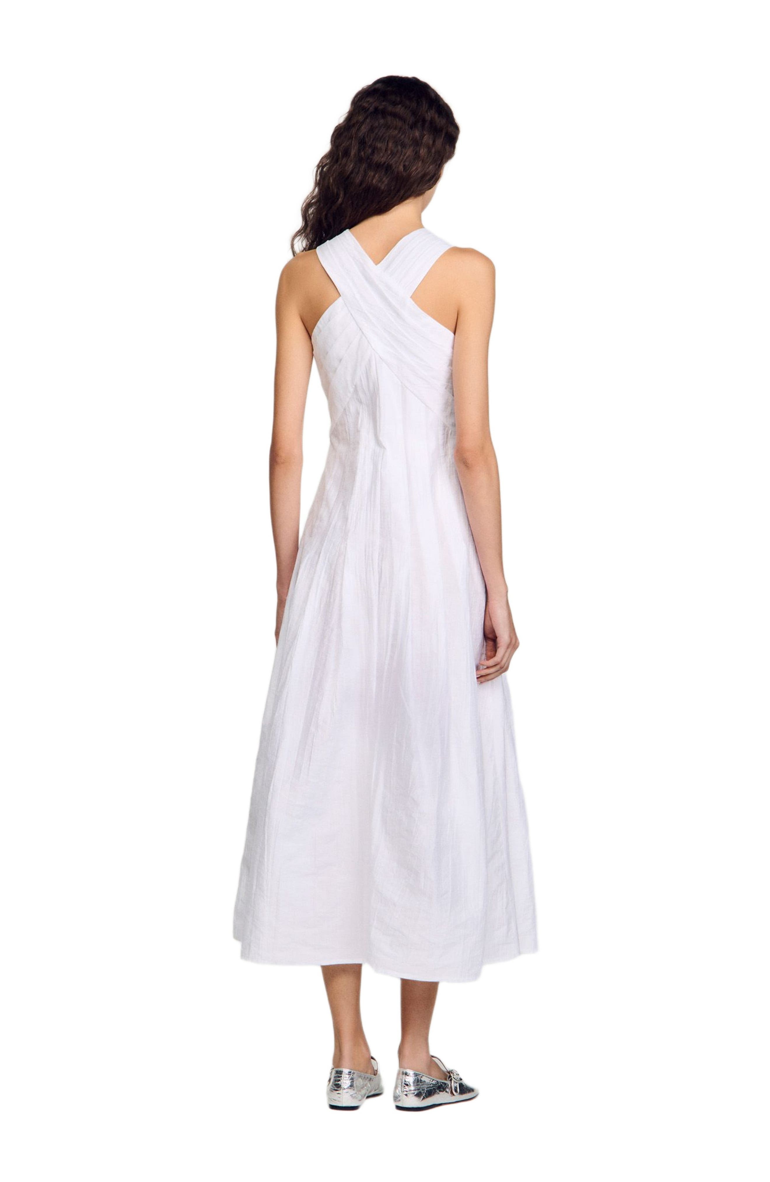 SANDRO Wrap maxi dress in White at Nordstrom - 2