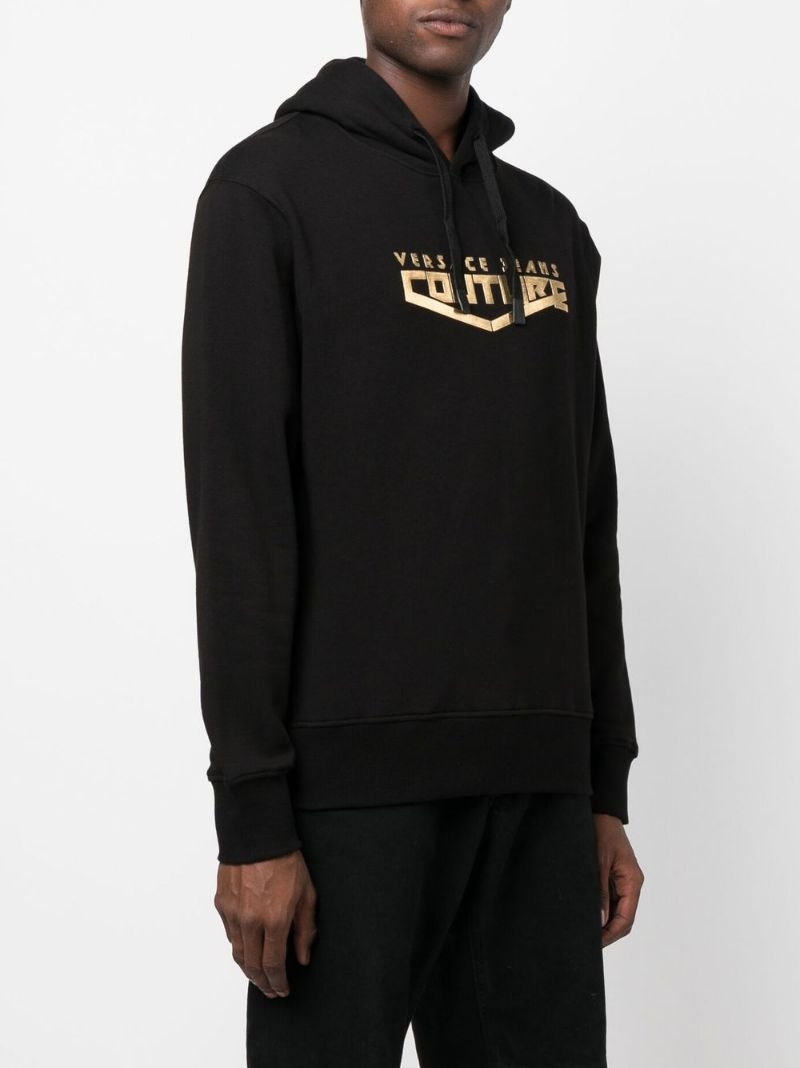 logo-print pullover hoodie - 4