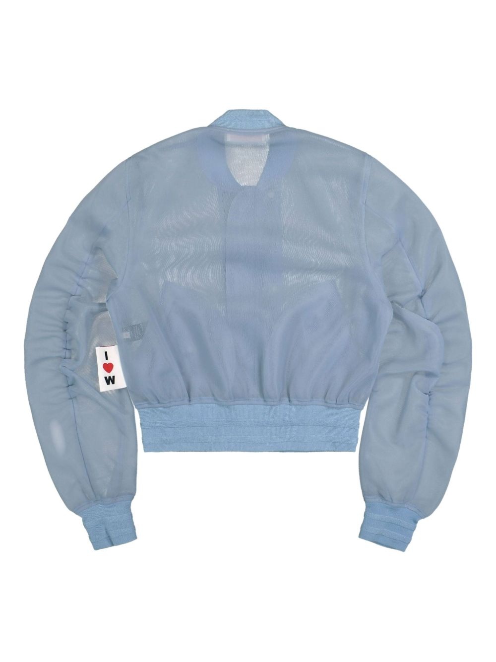 semi-sheer bomber jacket - 2