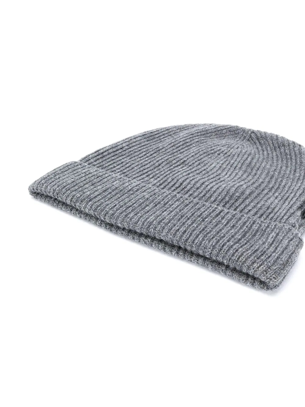 ribbed knit cashmere beanie - 2