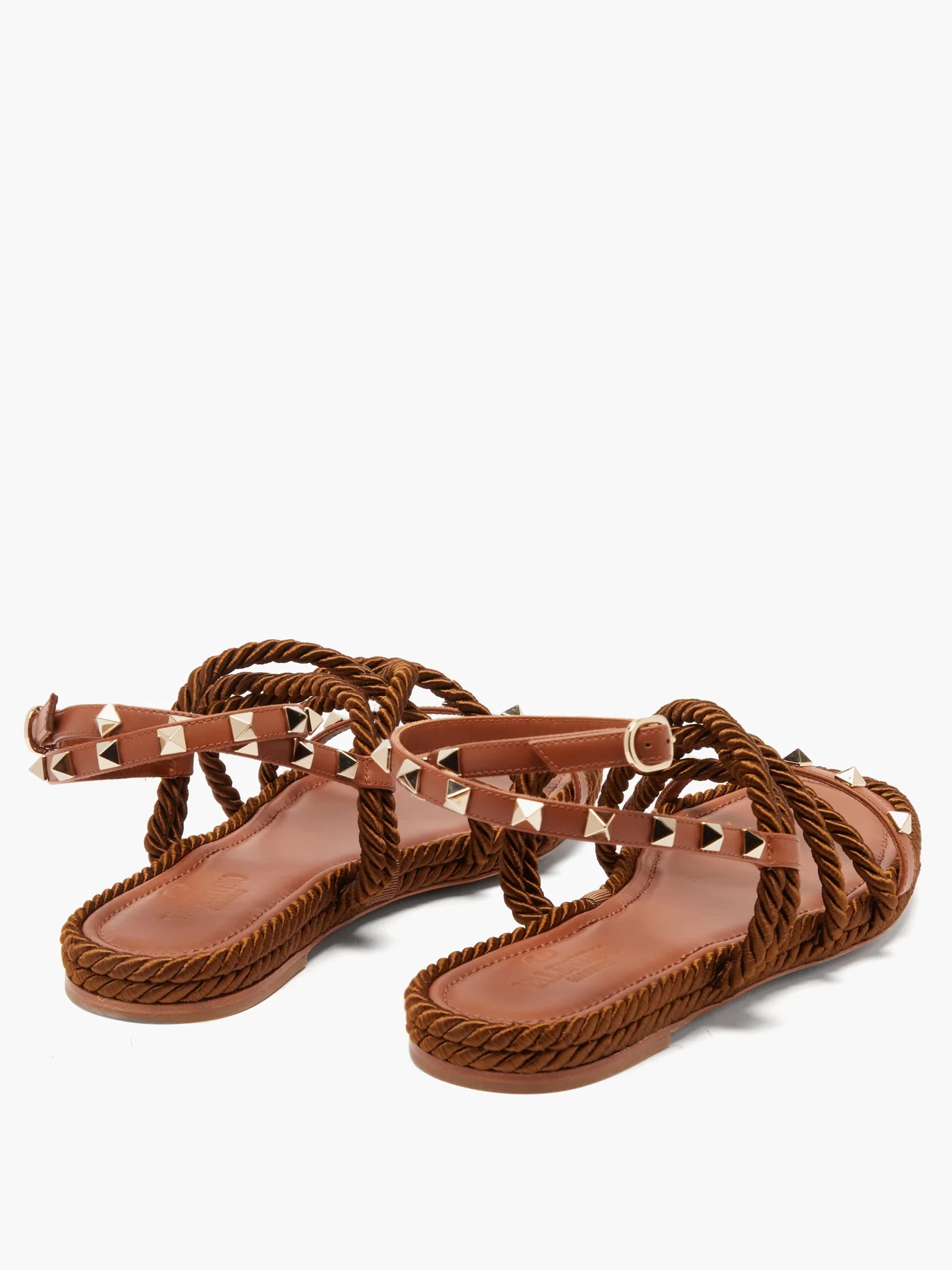 Torchon Rockstud leather sandals - 4