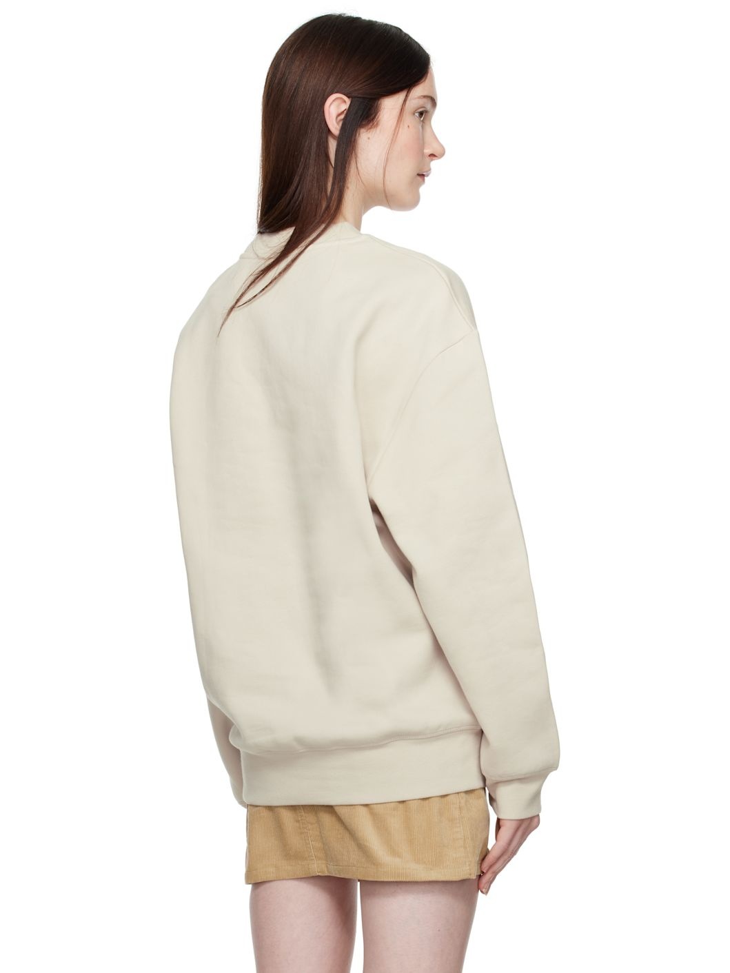 Beige Oversize Grand 'VPC' Sweatshirt - 3