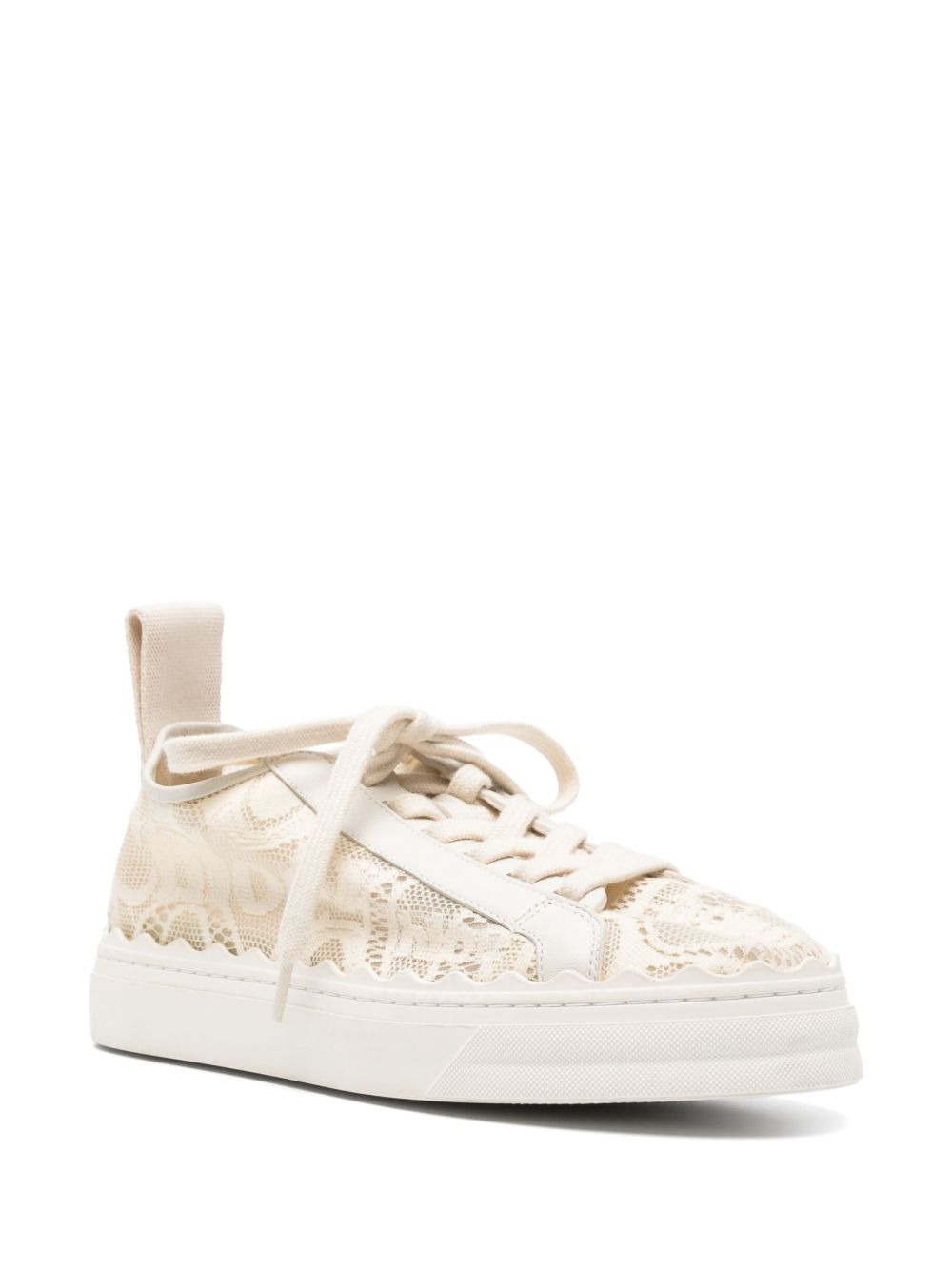 Lauren lace-detail sneakers - 2