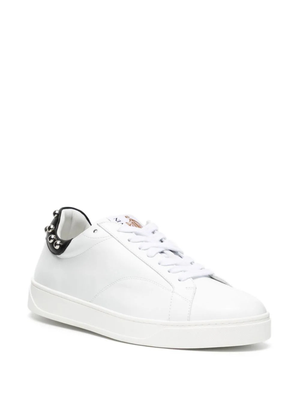 DDBO STUDDED LEATHER SNEAKERS - 2