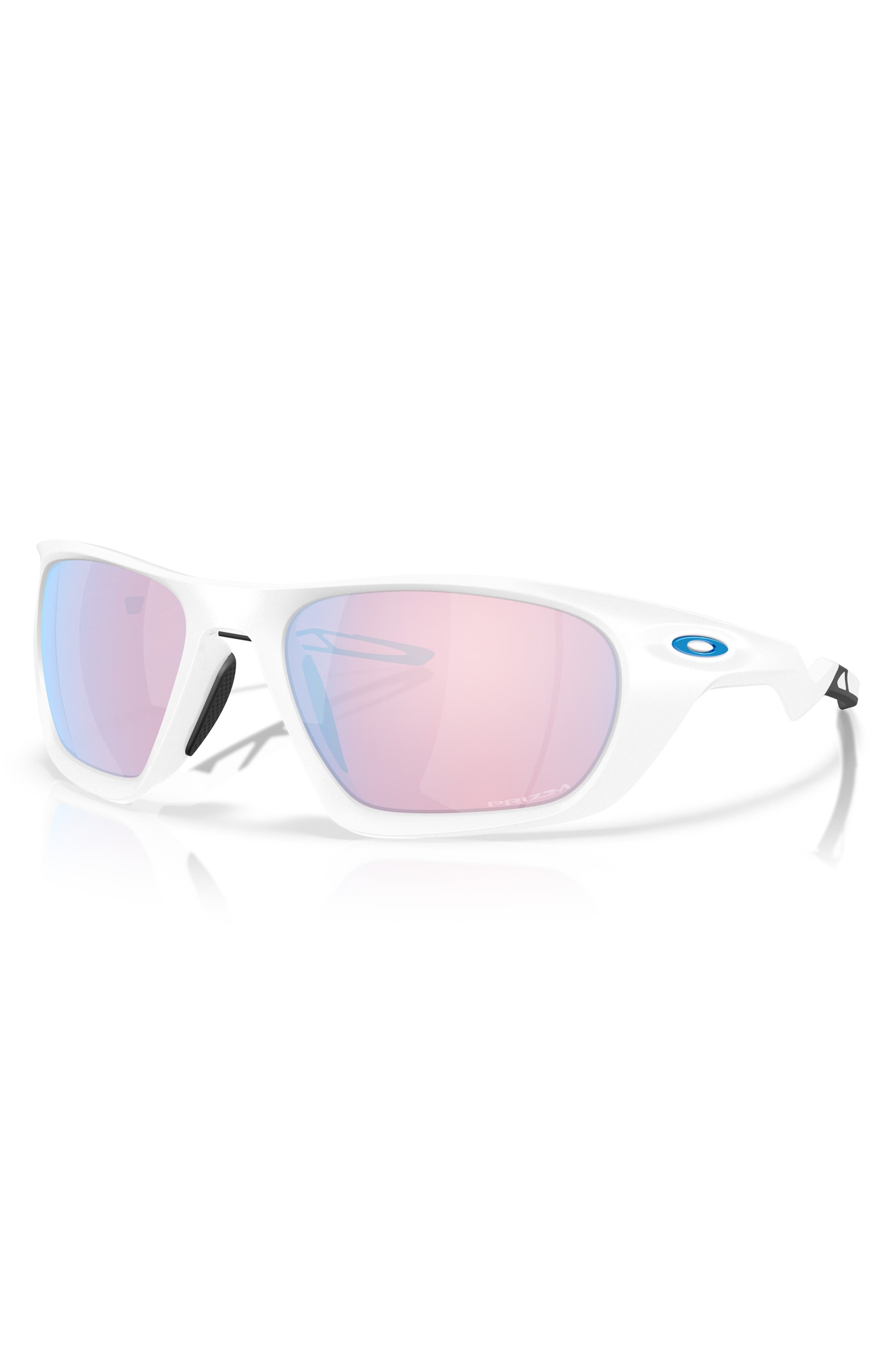 Oakley Lateralis 60mm Prizm™ Polarized Rectangular Sunglasses in White at Nordstrom - 2