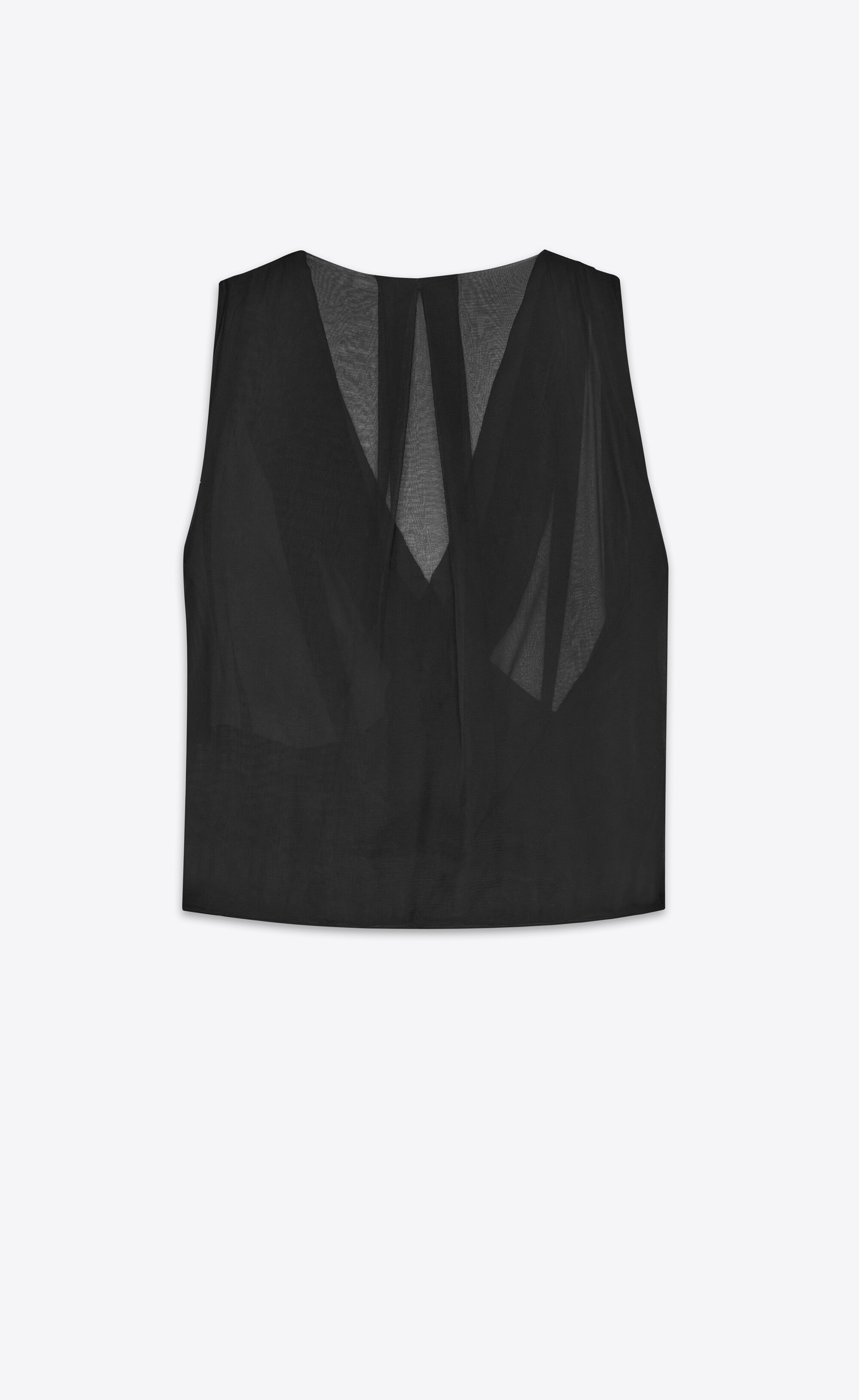 wrap top in silk muslin - 3