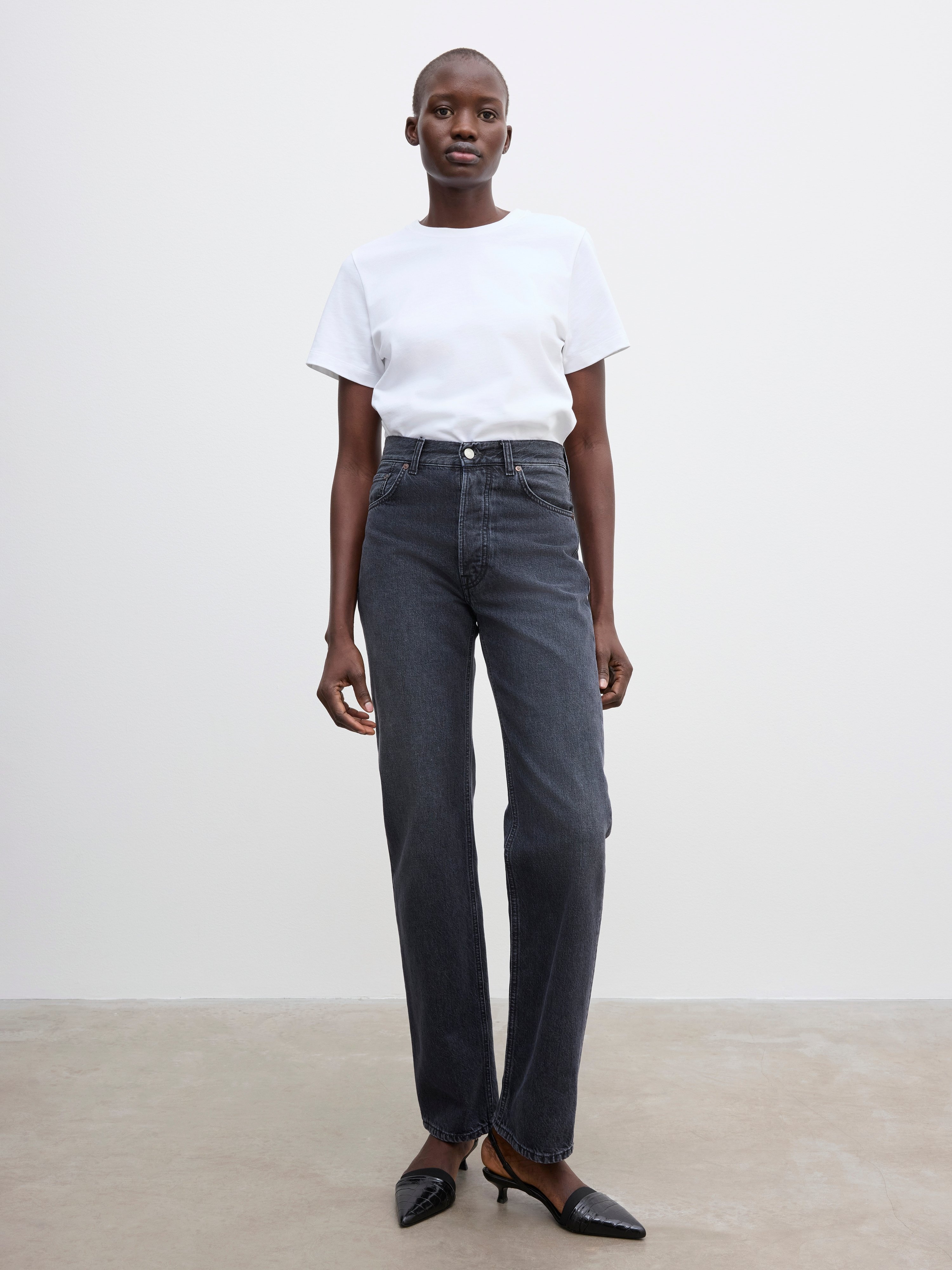 Straight Leg Denim - 2