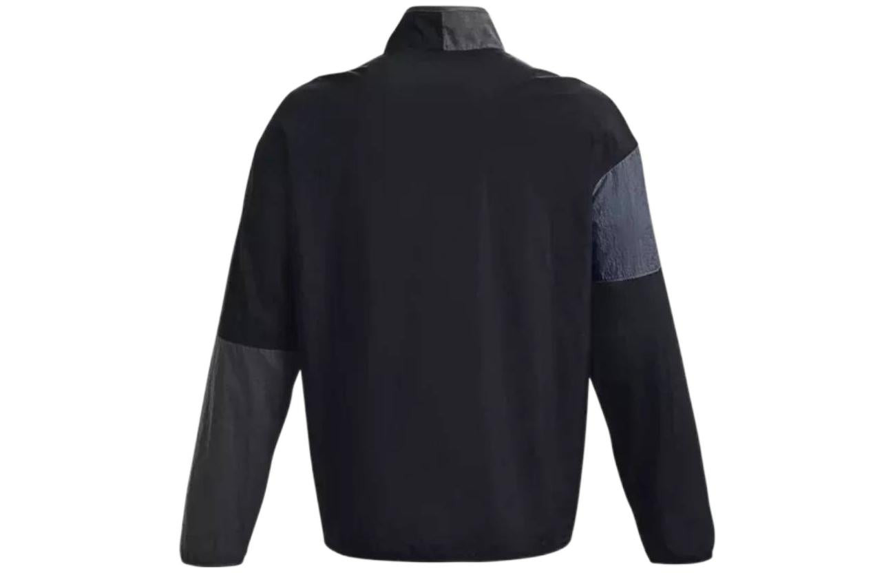 Under Armour Curry Woven Raincoat Jacket 'Grey Black' 1377304-001 - 2