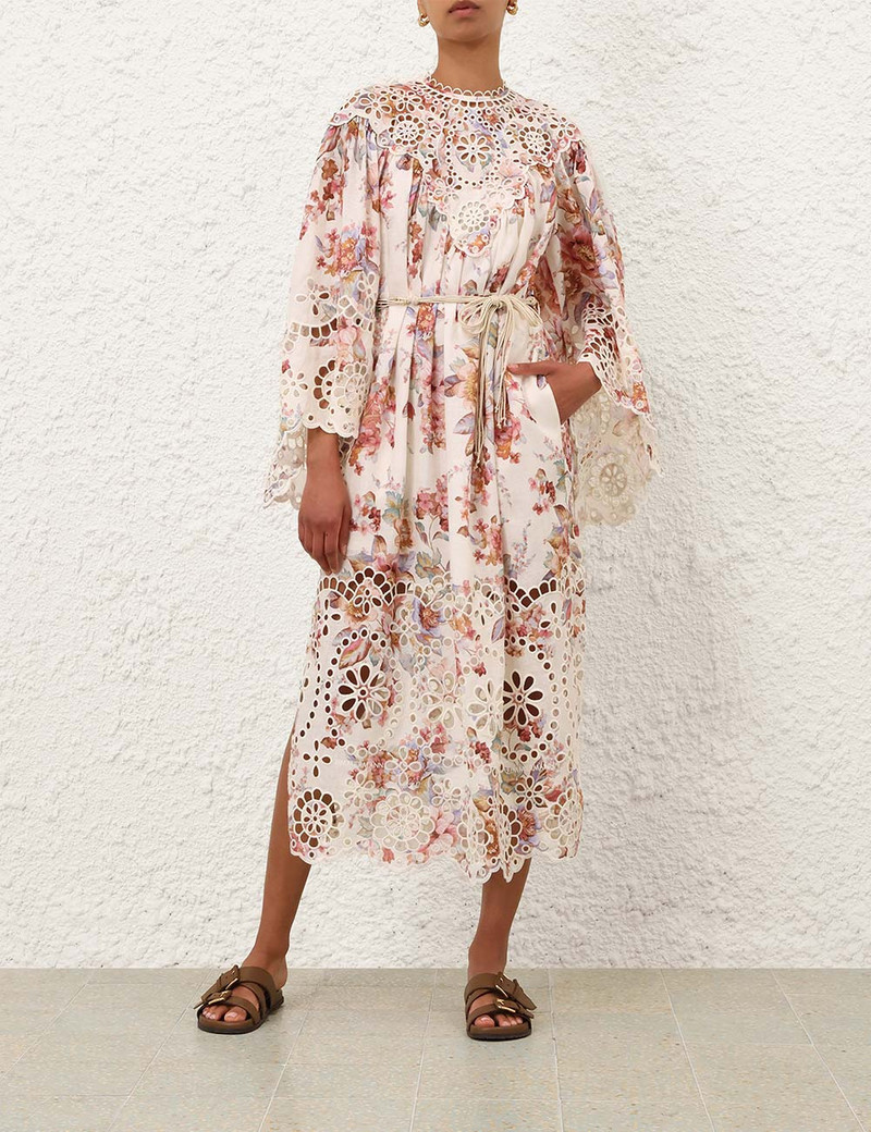 Zimmermann AWAKEN EMBROIDERED YOKE MAXI outlook