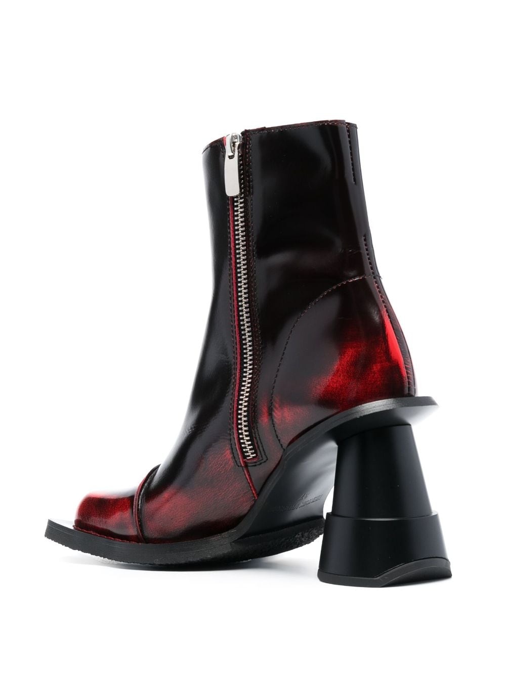 Elle Driver Heel 100mm leather boots - 3