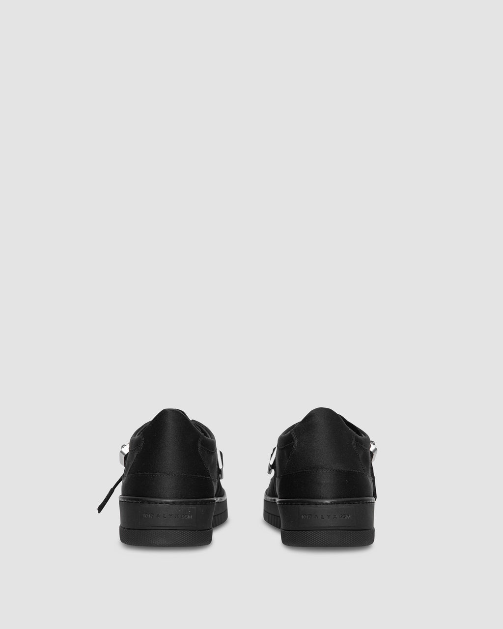 SATIN BUCKLE LOW TRAINER - 5