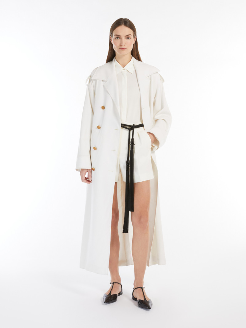 Max Mara TIRANA Double-breasted wool trench coat outlook