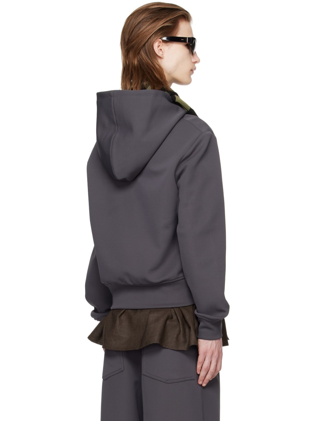 Gray Rivet Hoodie - 3