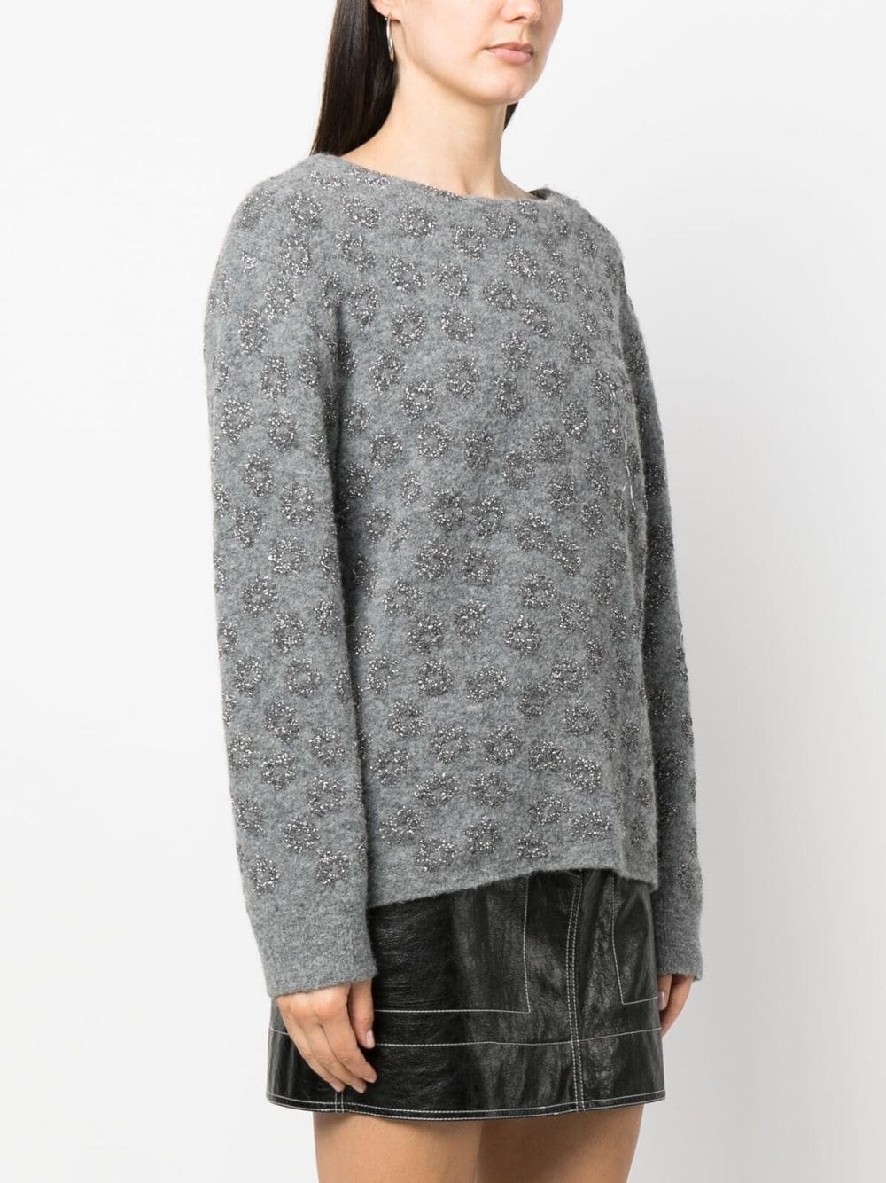 glittered wool jumper - 3