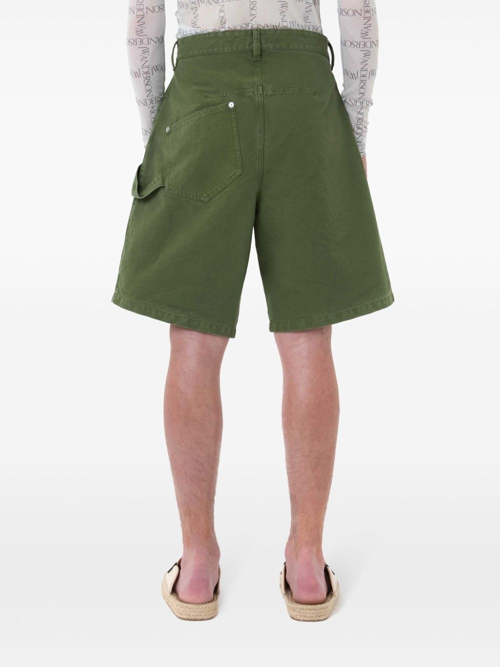 twisted workwear shorts - 4