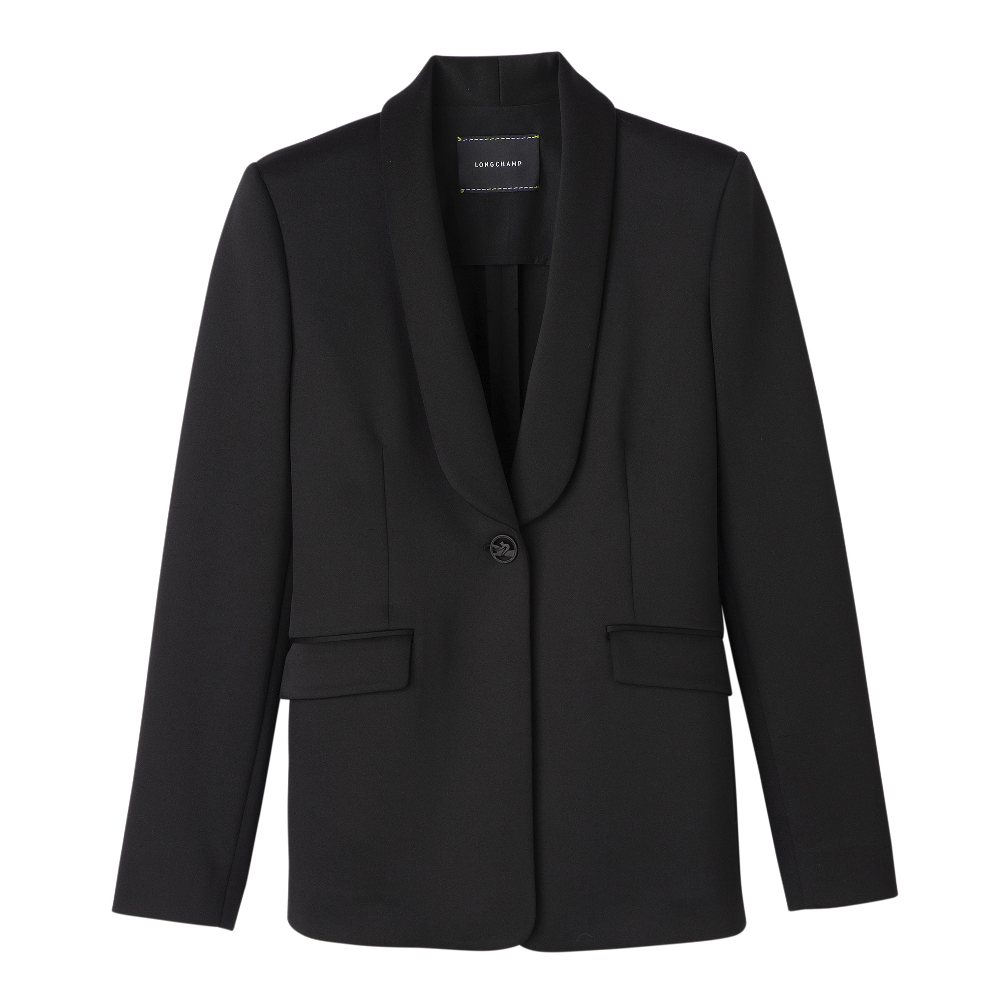 Fitted jacket Black - Jersey - 1