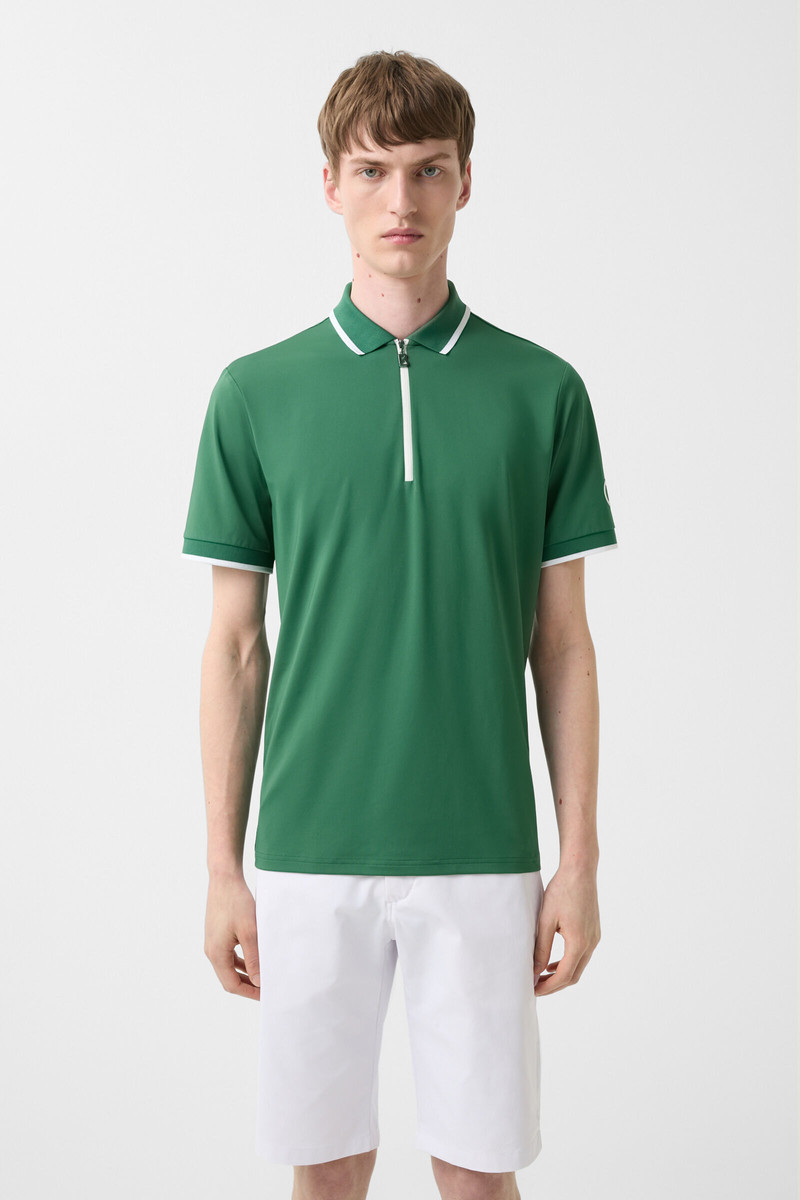 Cody functional short-sleeved top in Dark green 2