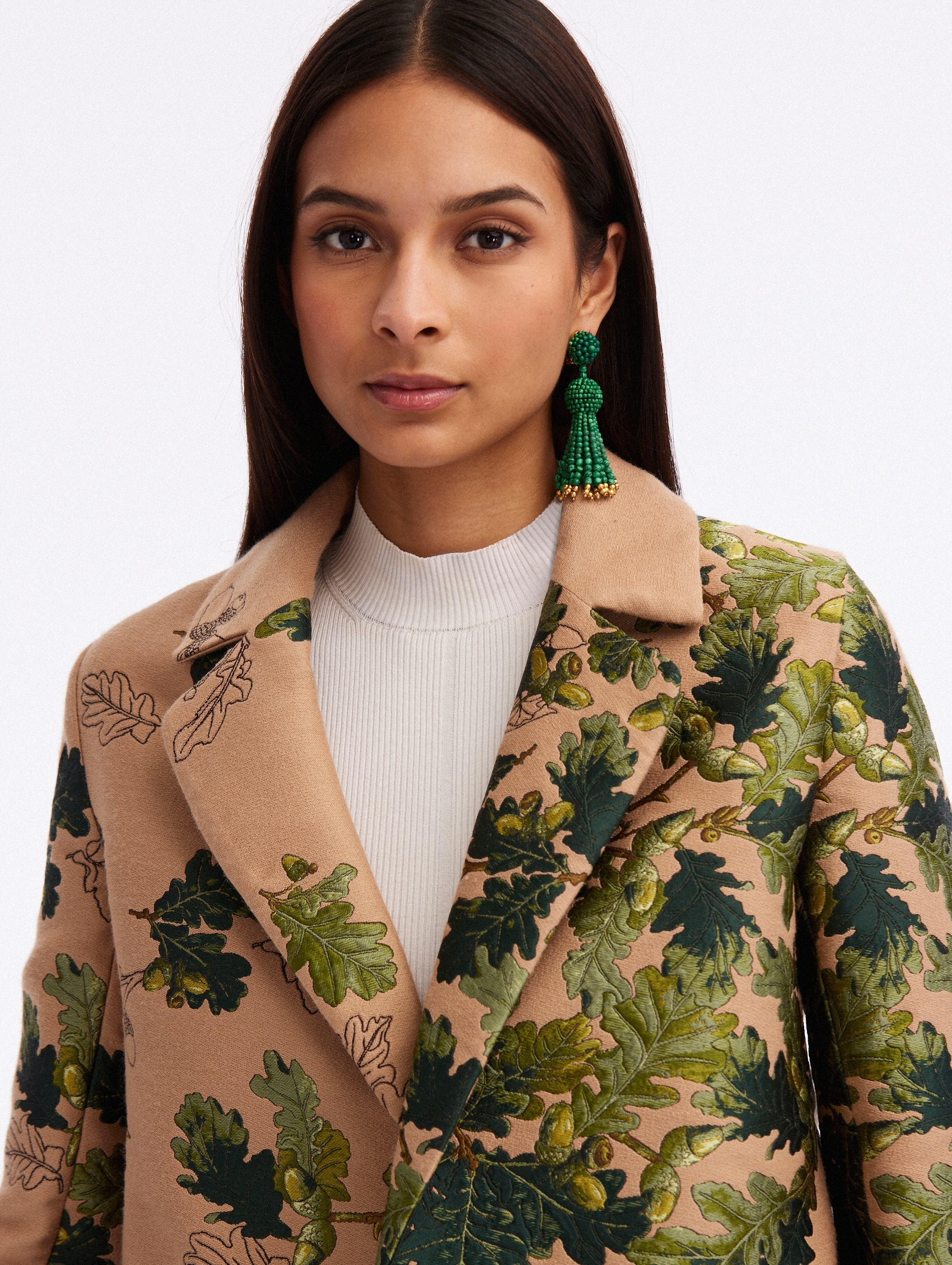 ACORN JACQUARD COAT - 4