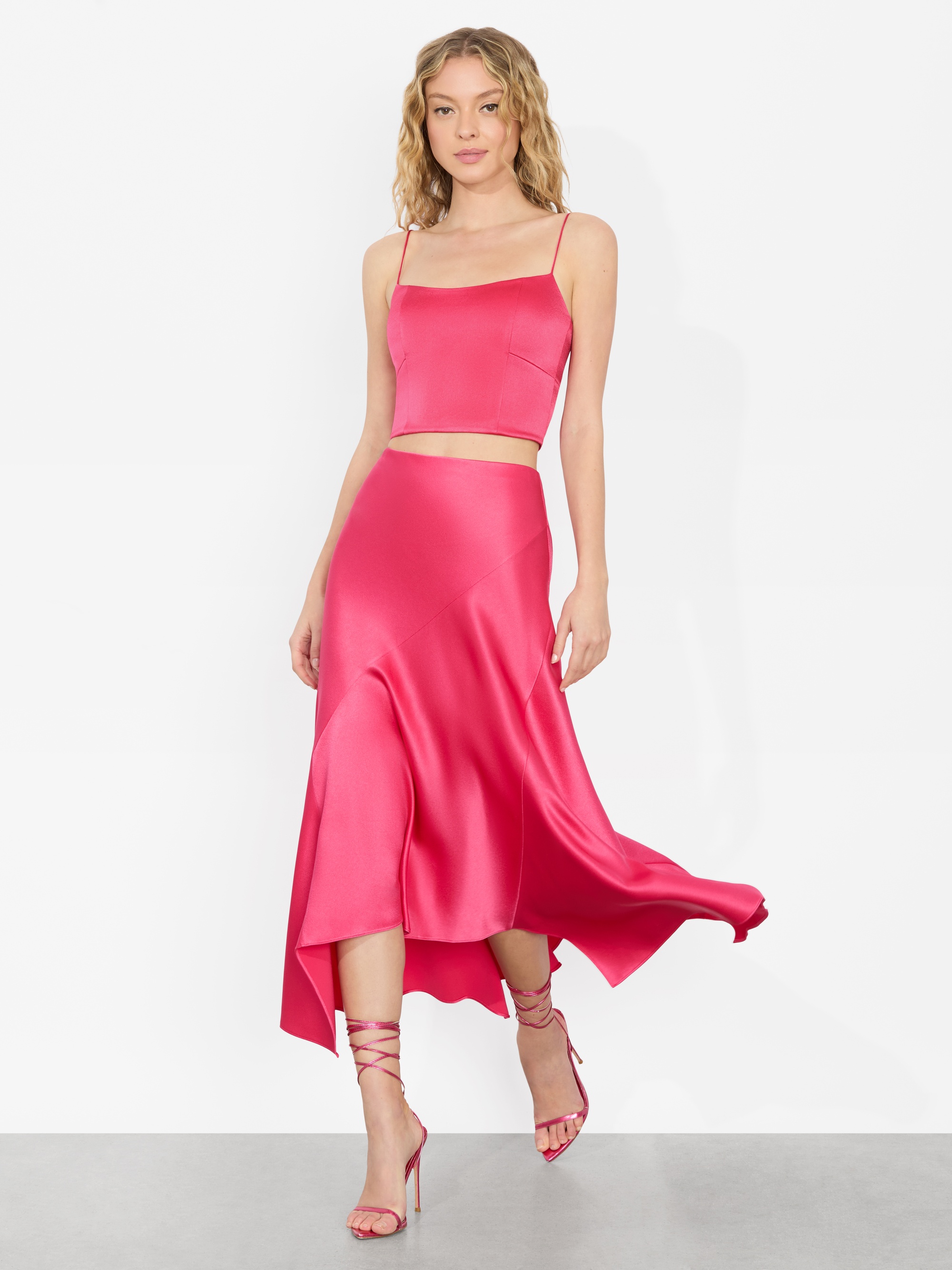 ROSA MIDI SLIP SKIRT - 6