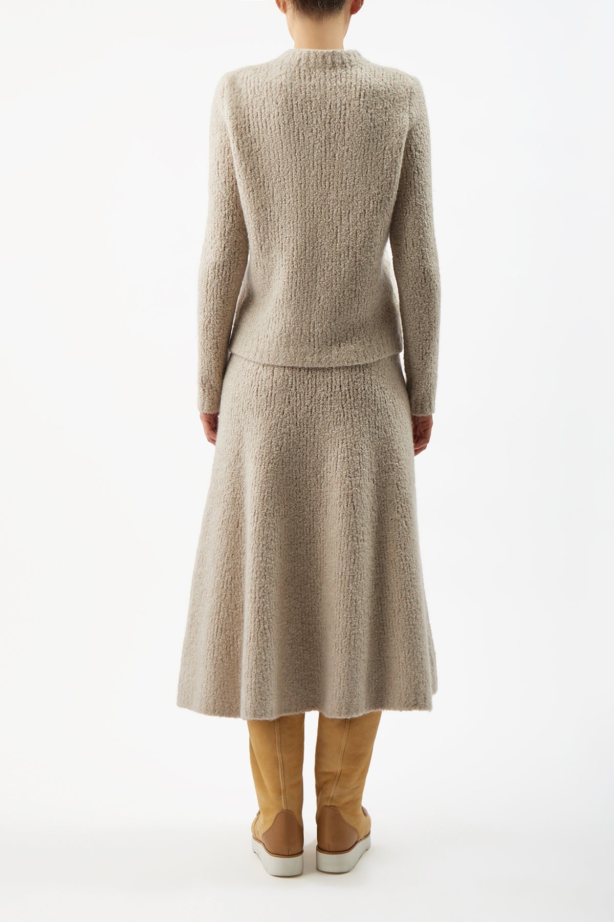 Pablo Skirt in Cashmere Boucle - 4