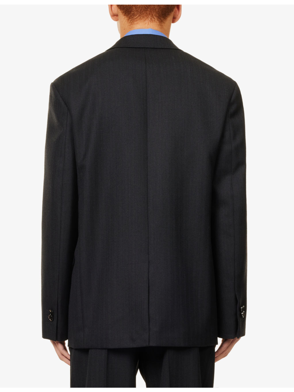 Peak-lapel double-breasted regular-fit wool jacket - 4