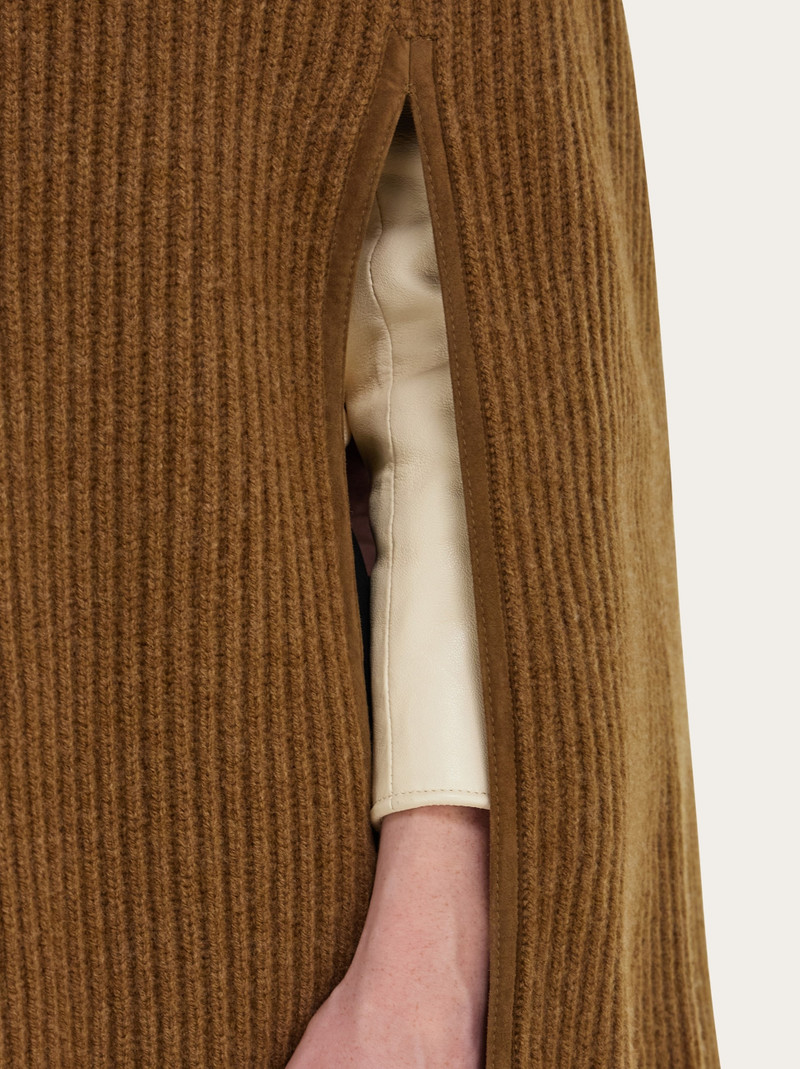 Cashmere blend cape 4