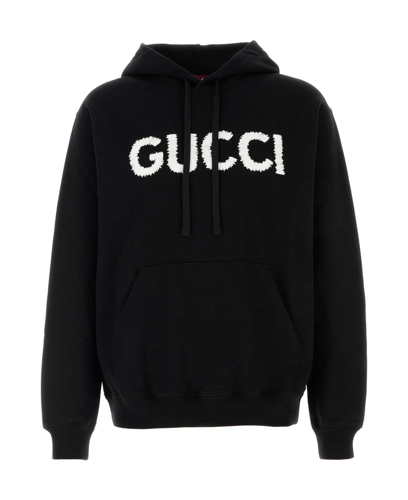 Black Jersey Sweatshirt - 1