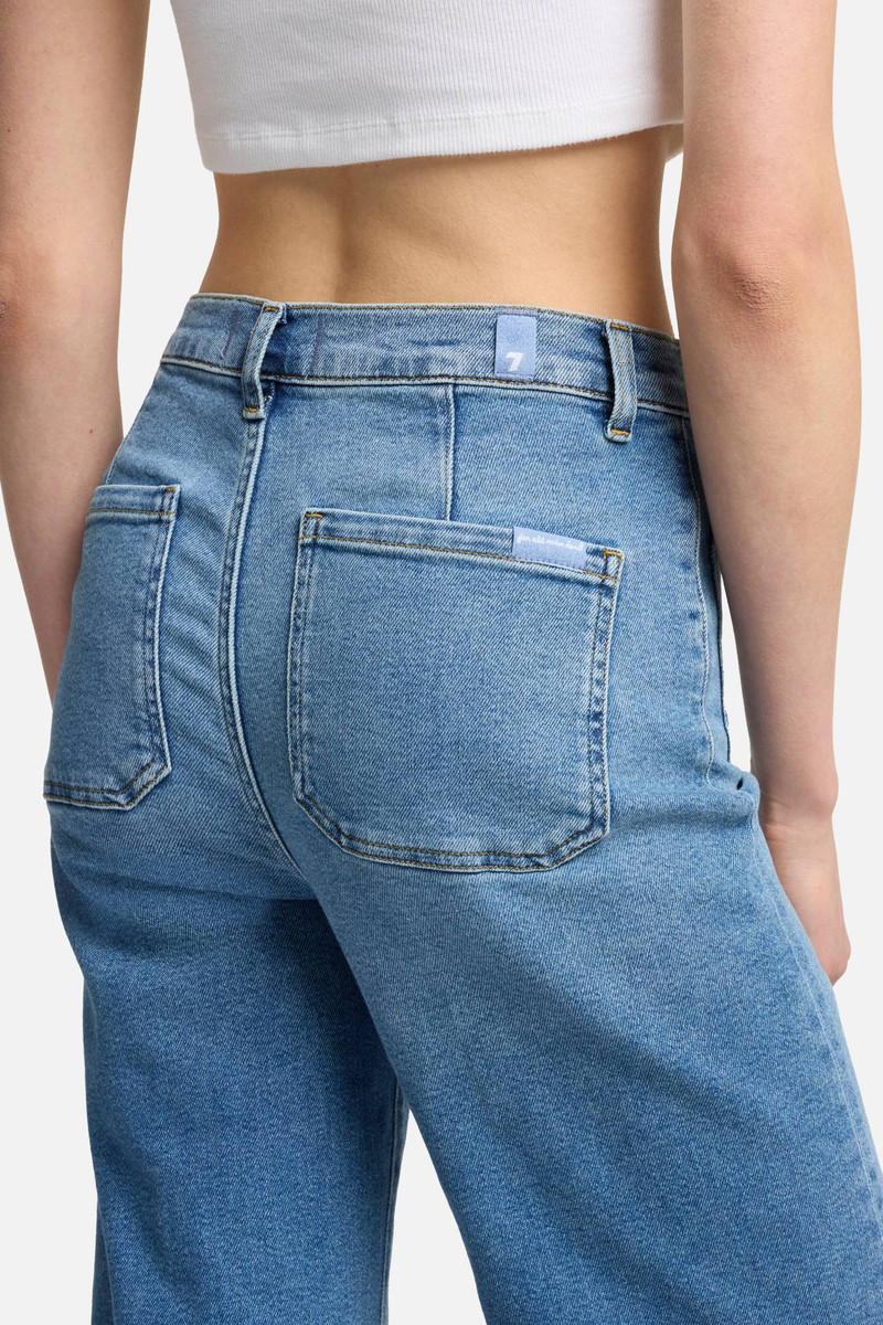 Luxe Vintage Ultra High Rise Cropped Jo in Fancy 7
