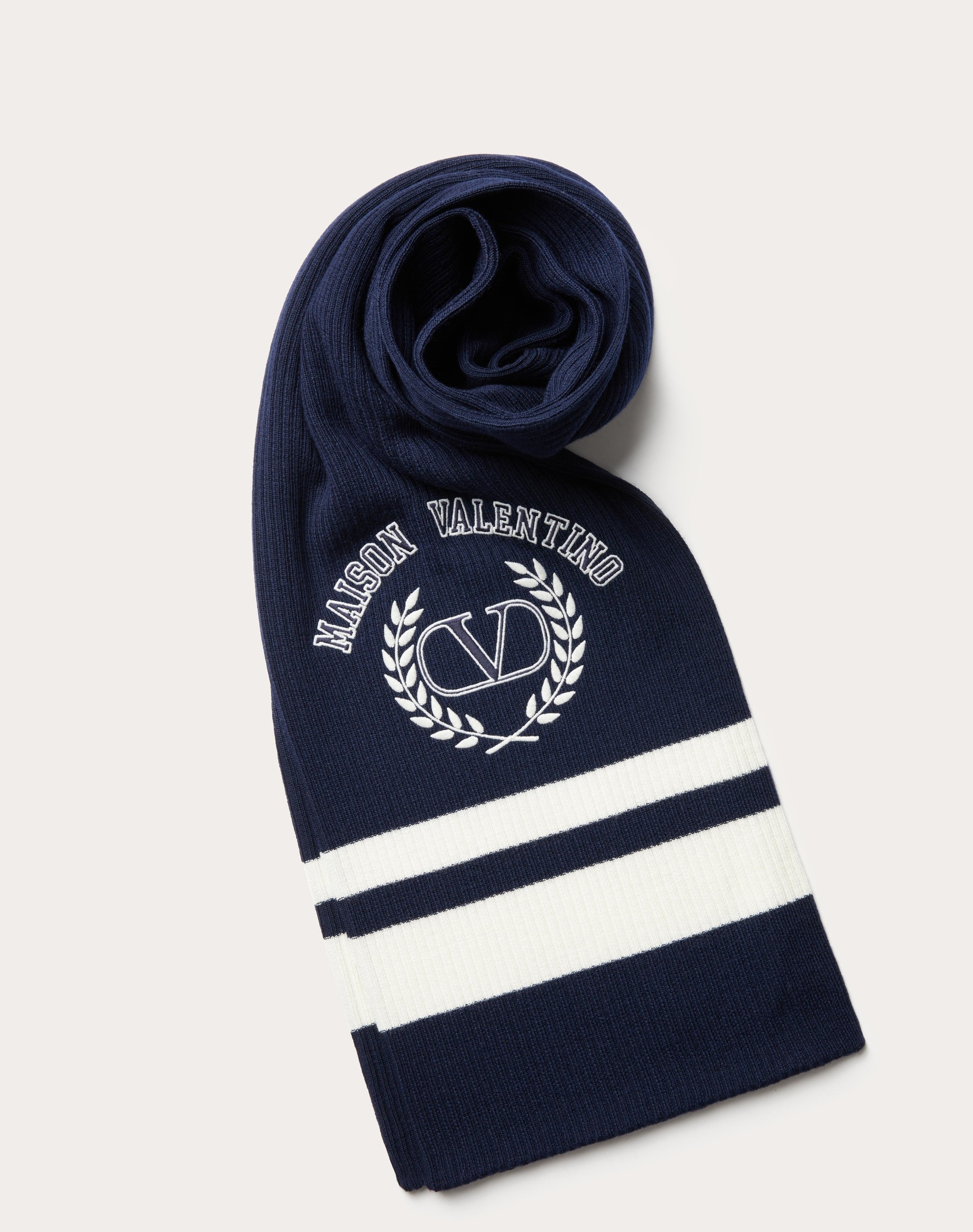 MAISON VALENTINO WOOL SCARF - 1