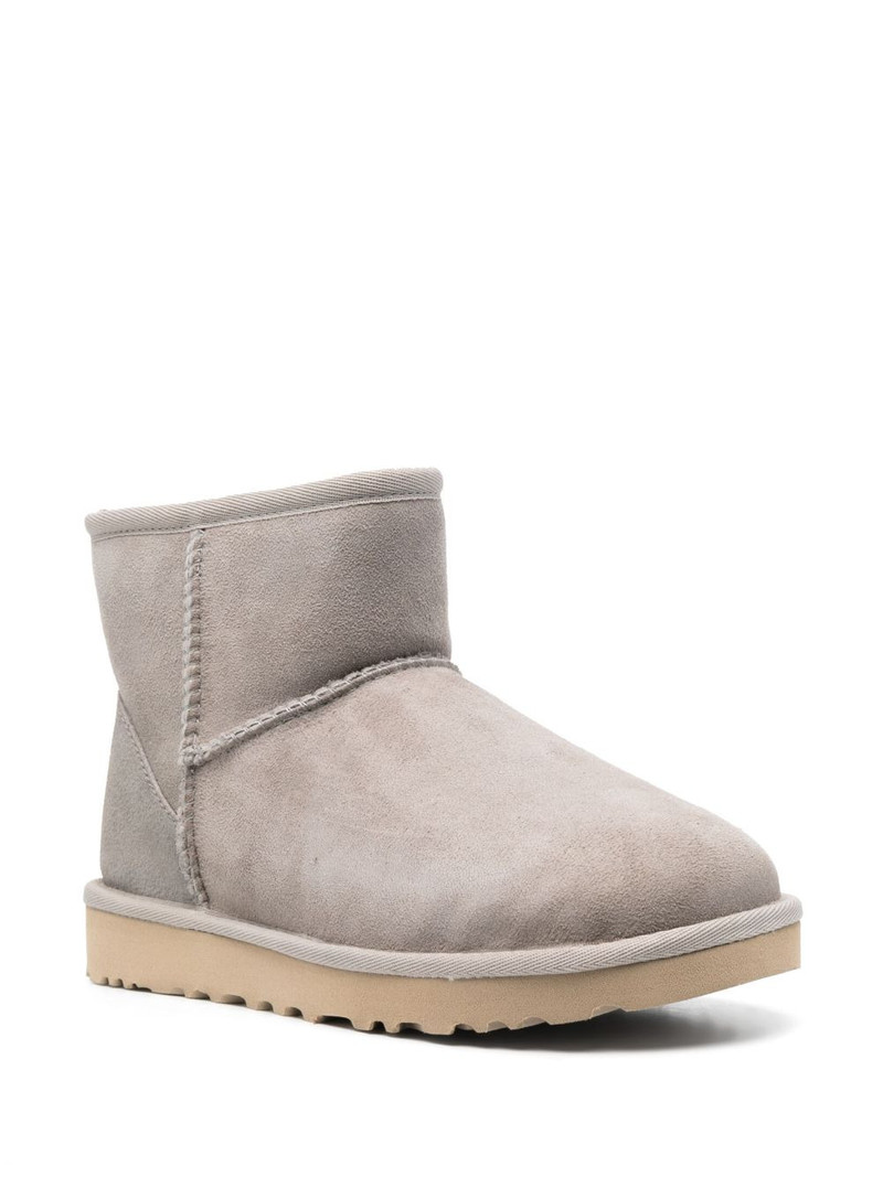 UGG fur-lined suede ankle boots outlook