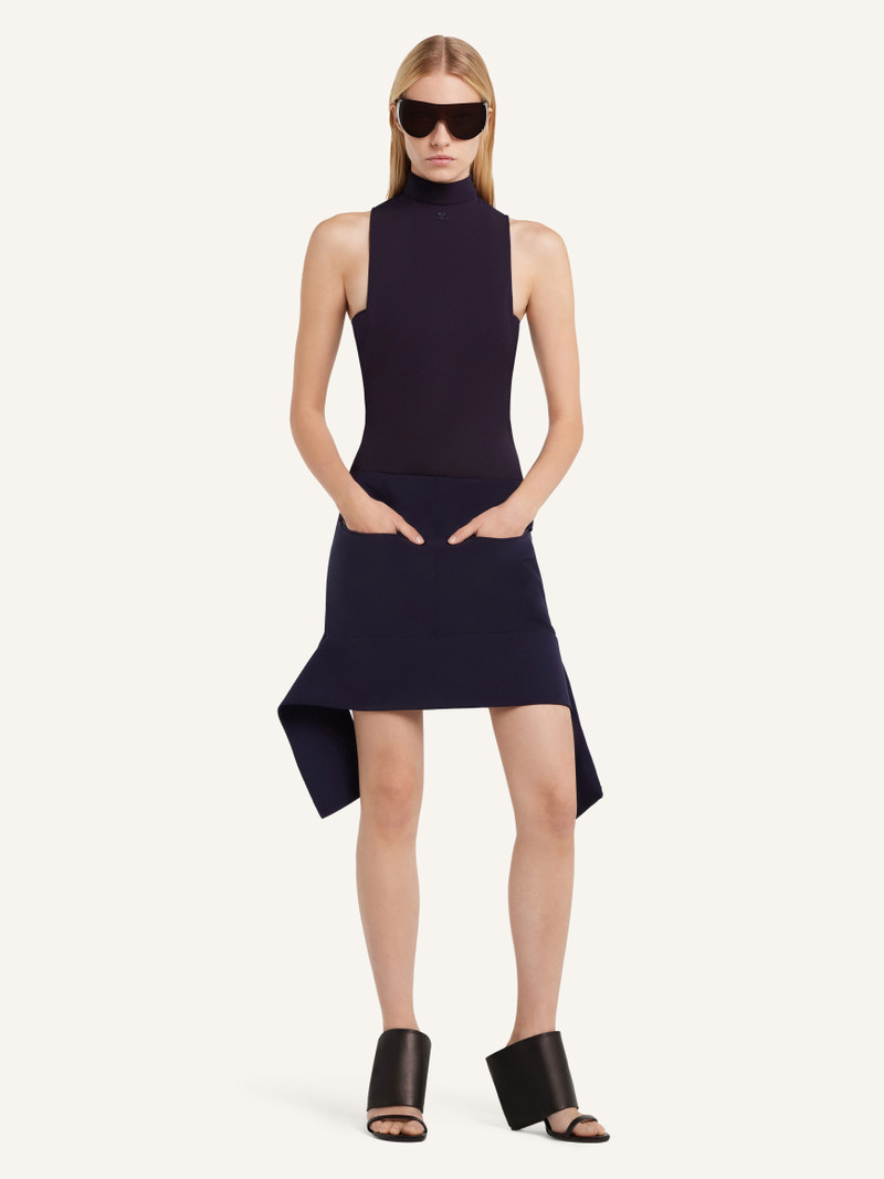 courrèges REVERSED BELT MINI SKIRT outlook
