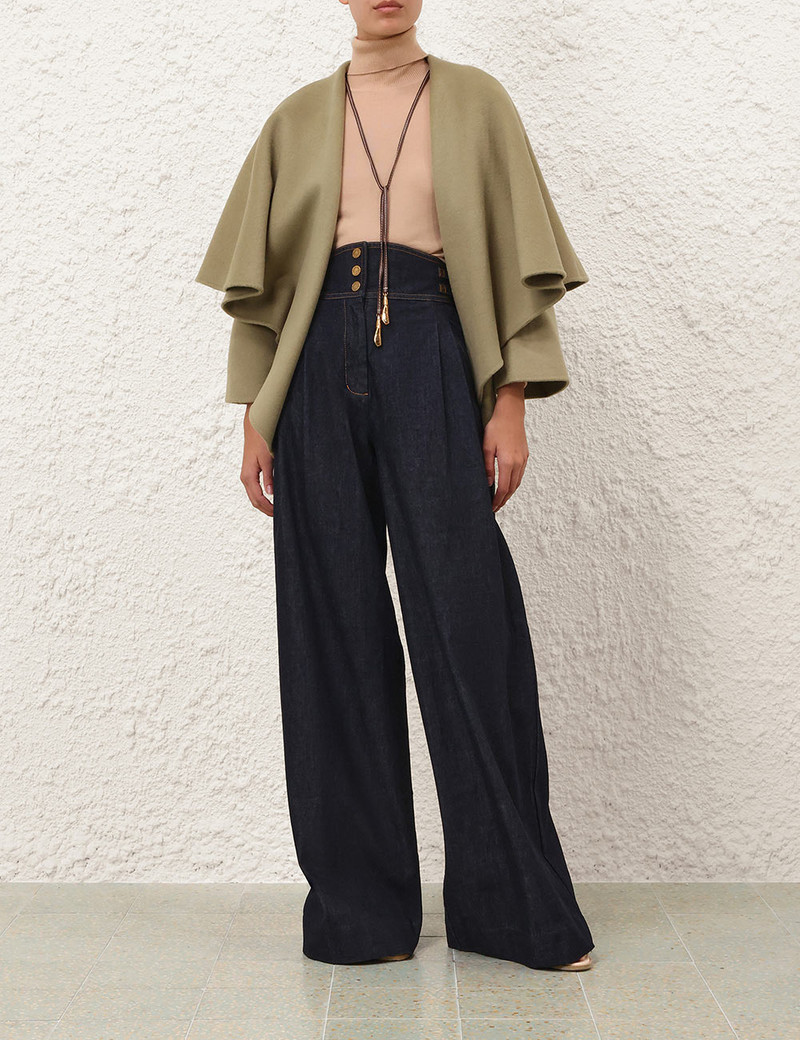 REBELLION TIE NECK CAPE 7