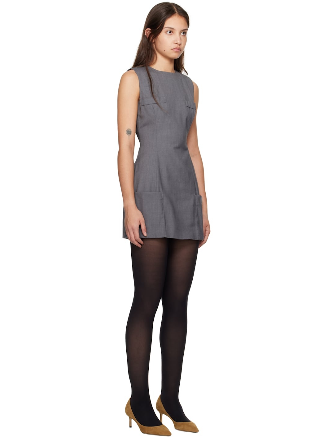 Gray Rowan Minidress - 2