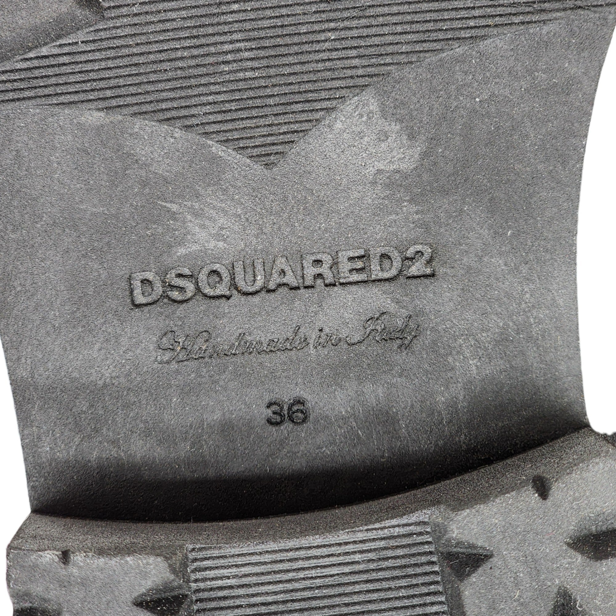 Dsquared2 Icon Clubbing Combat Boots Black 36 - 7
