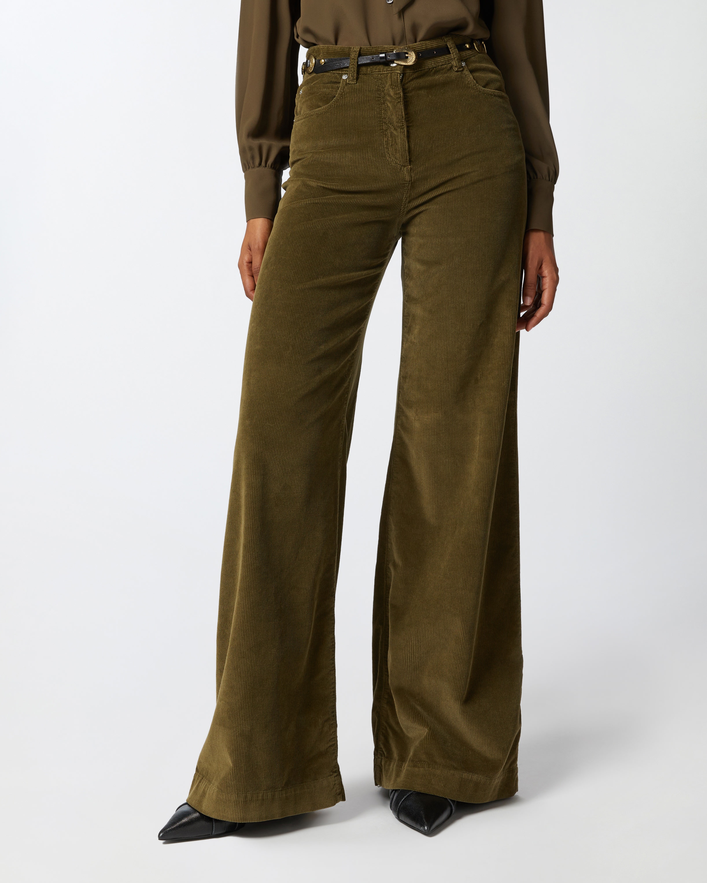CORDUROY PALAZZO TROUSERS - 3