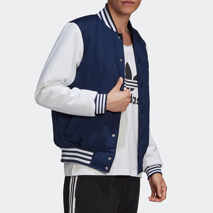 adidas originals Varsity Bomber Sports Jacket Blue GE1346 - 5